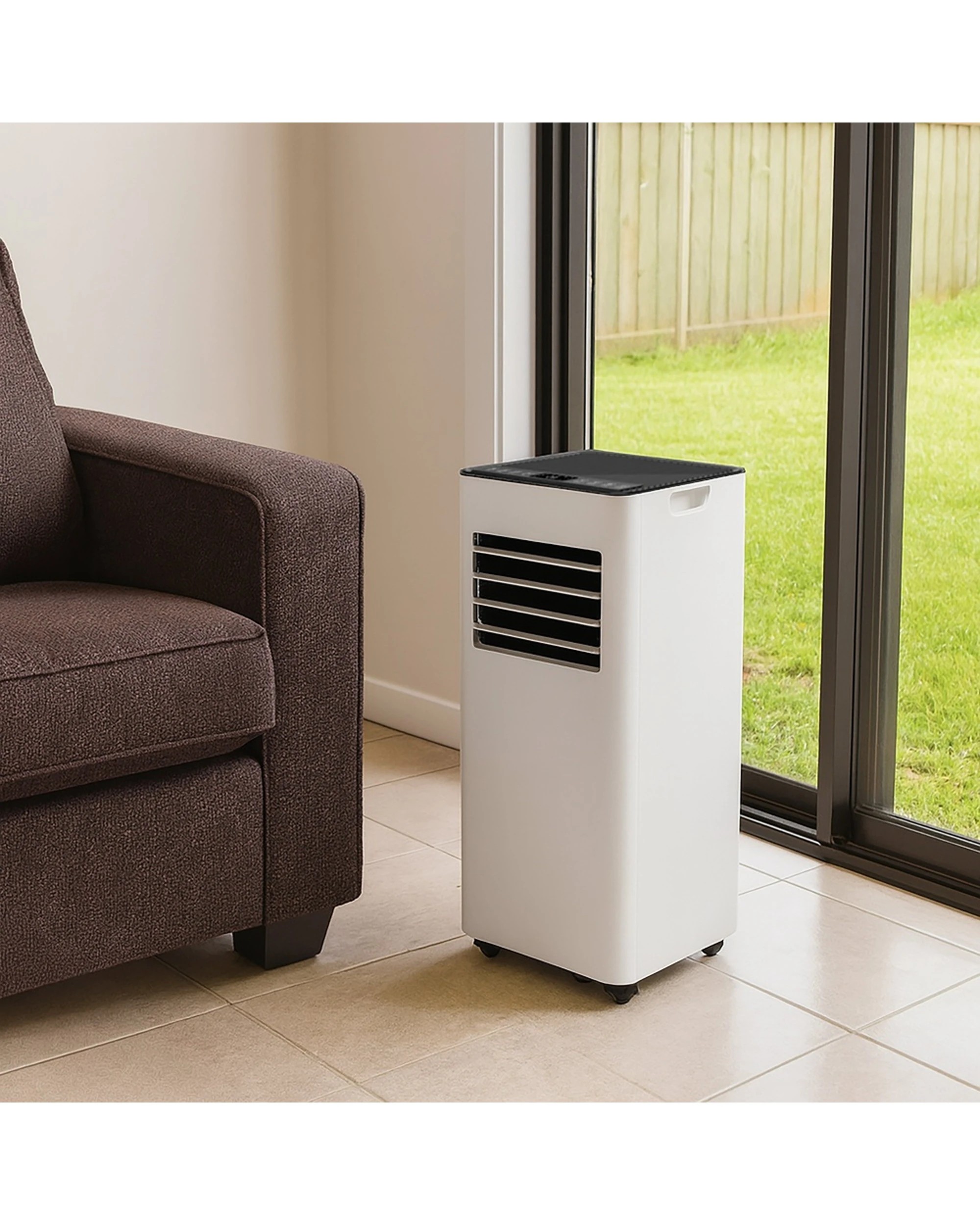 4 Sheffield Portable Air Conditioner 7000 BTU Cooling Appliance - White, 4 of 9
