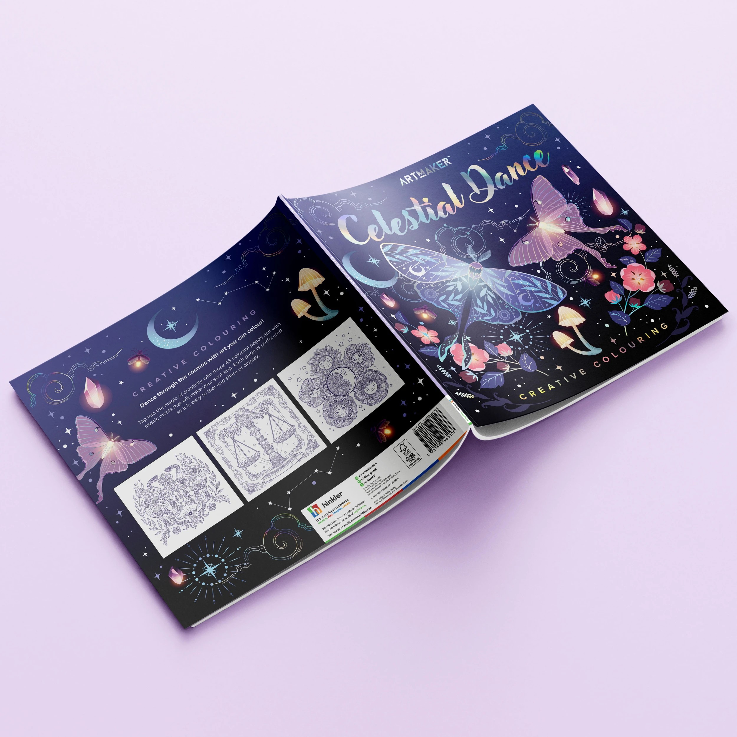 3 Art Maker Celestial Dance Creative Colouring - Book, 3 of 4