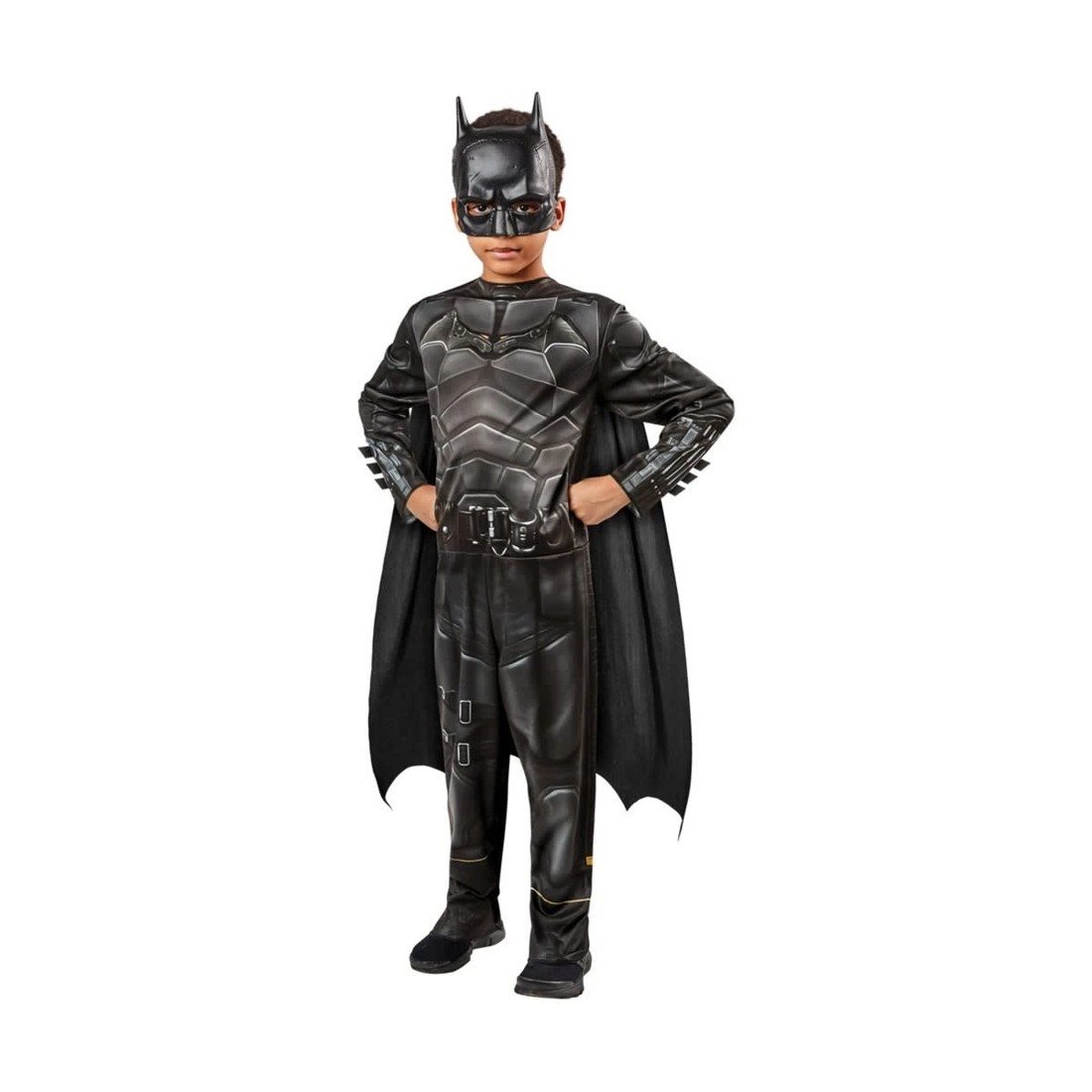 1 Batman Classic Costume - Ages 6-8, 1 of 6