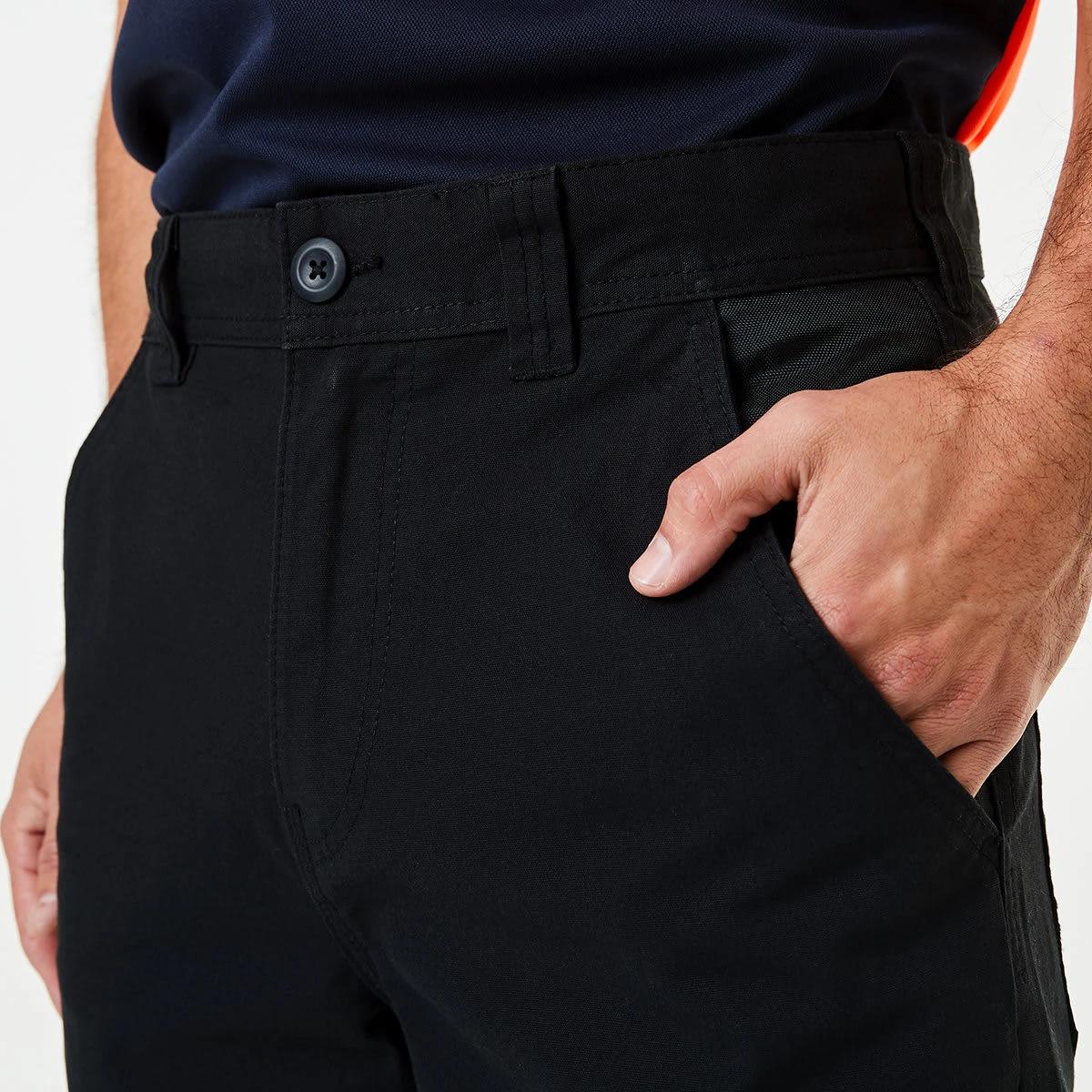 4 Slim Leg Work Pants Black, 4 of 7
