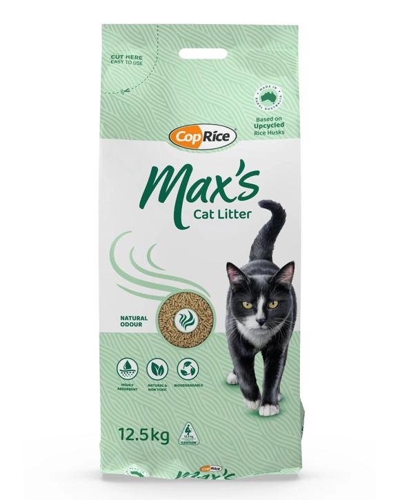 Coprice Maxs Natural Cat Litter Odour Removal 12.5kg