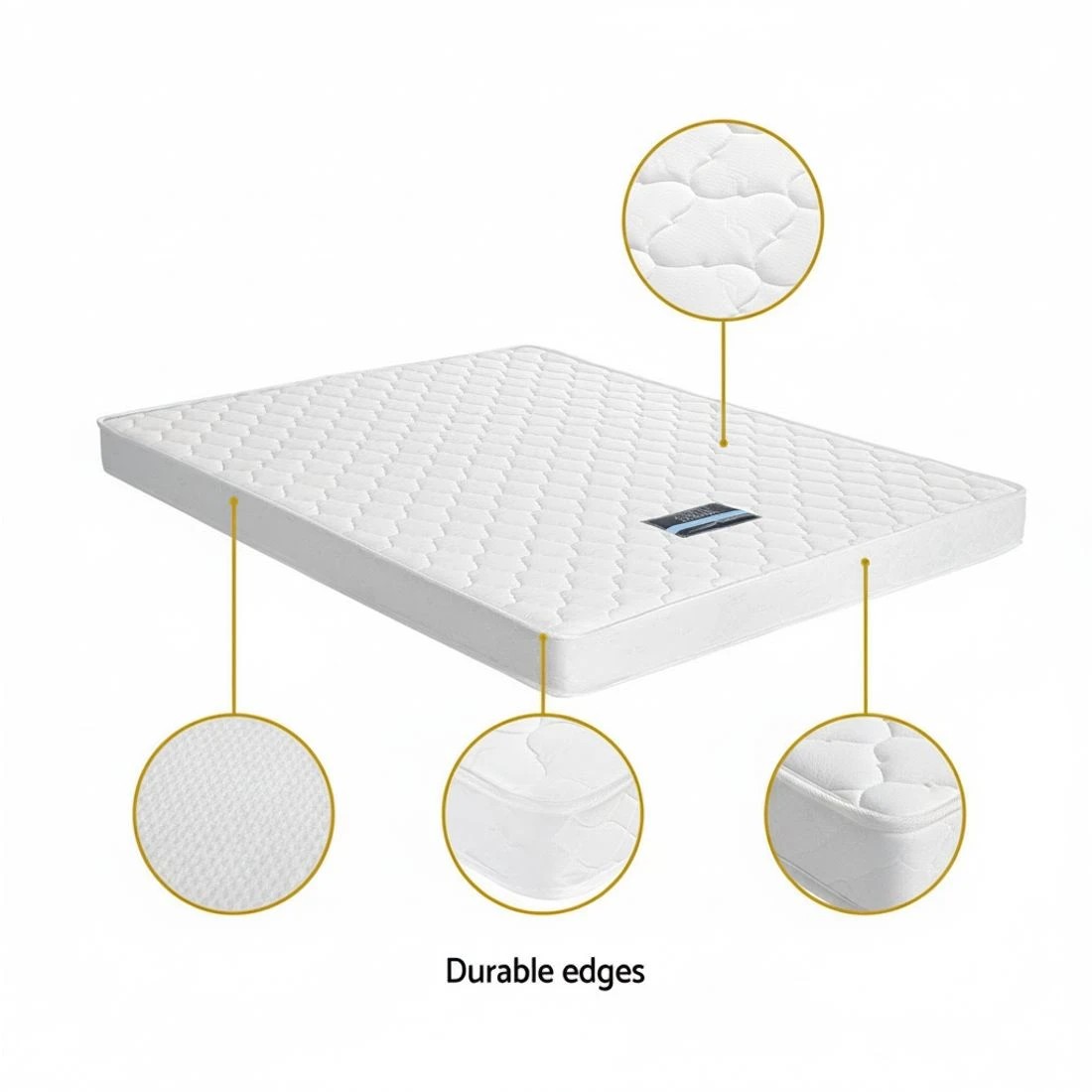 5 Giselle Bedding 13cm Mattress Tight Top - Single Bed - White, 5 of 7