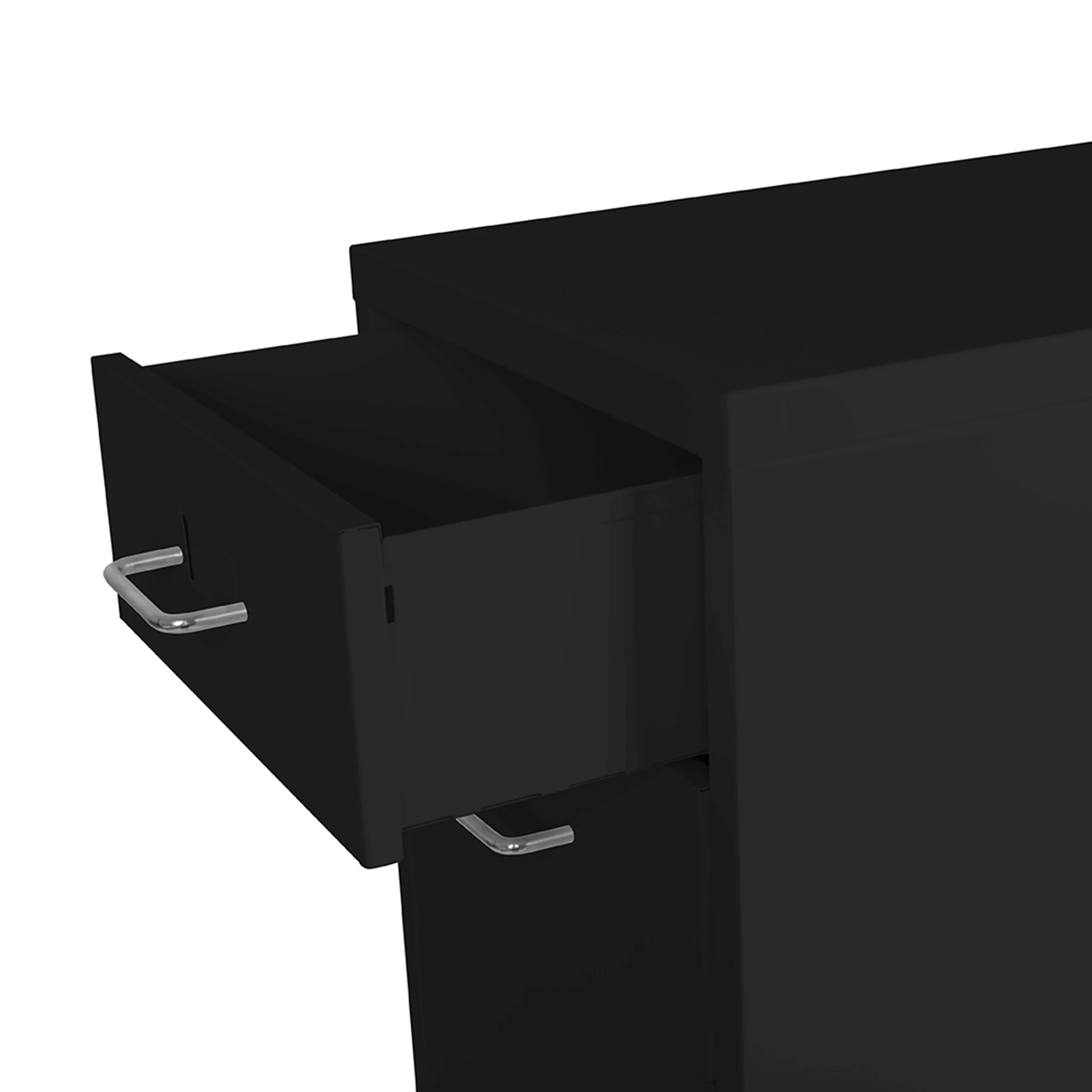 6 Levede 6 Drawer Office Cabinet - Black, 6 of 7