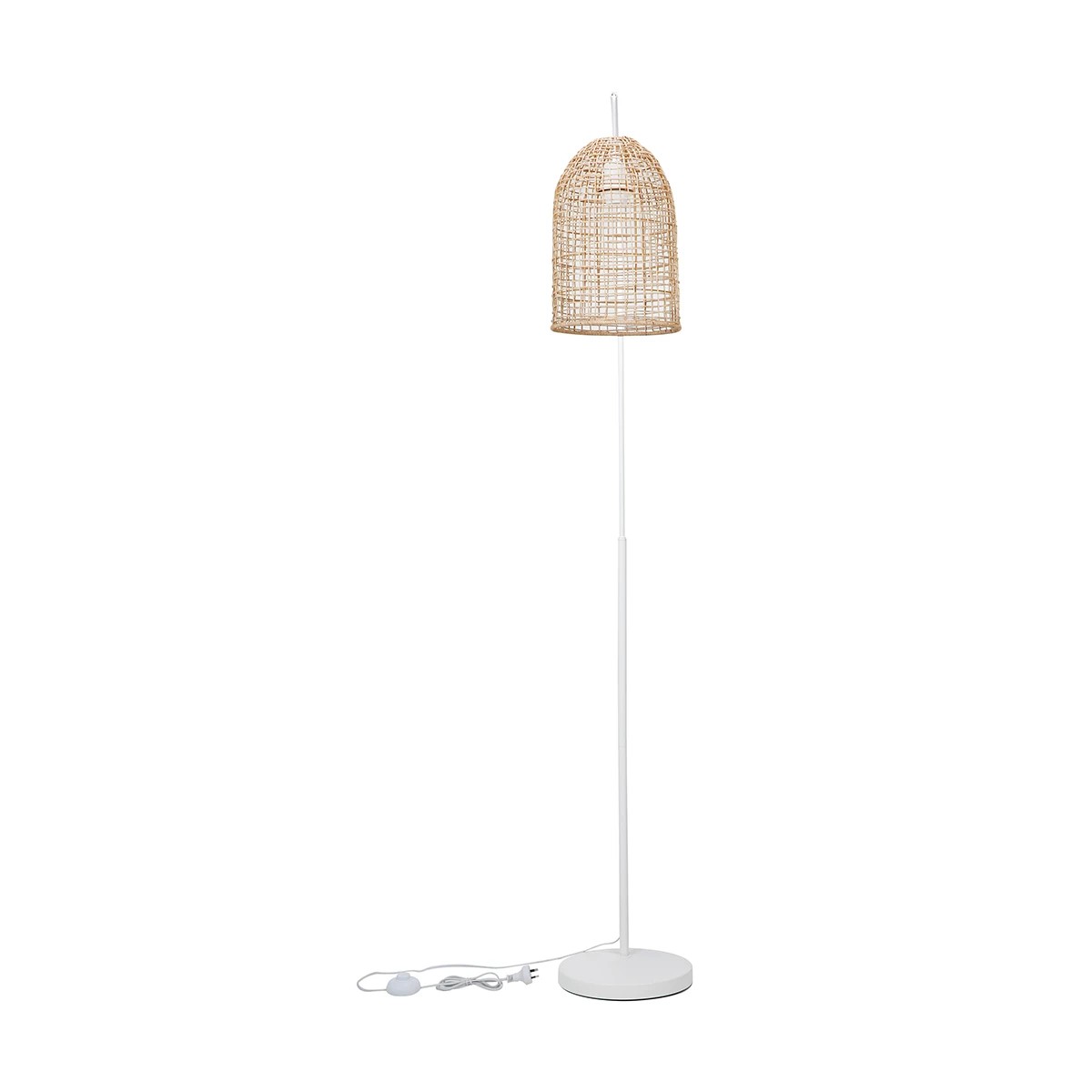 2 Rattan Shade Floor Lamp, 2 of 10