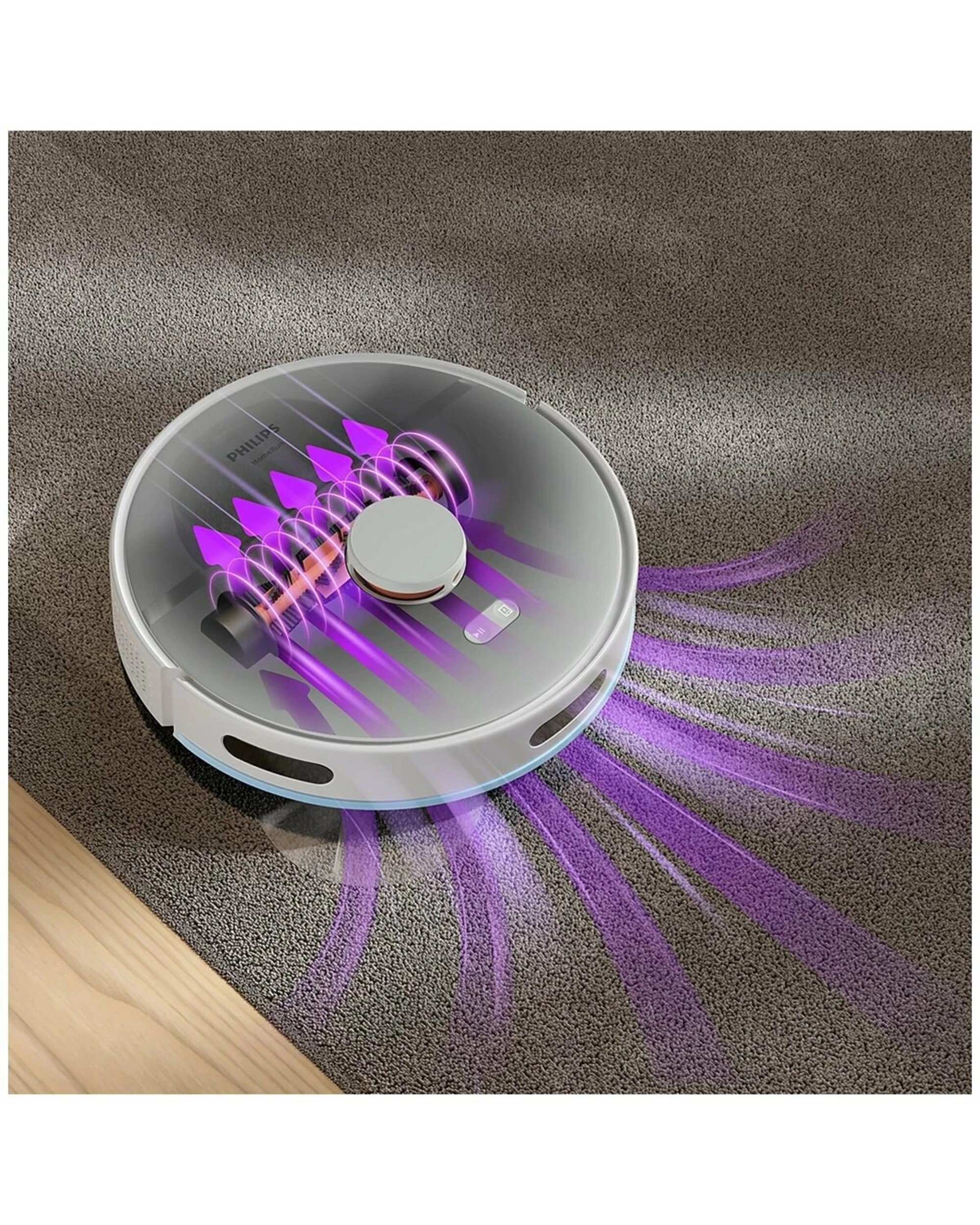 4 Philips 2000 Series Robotic Vacuum White, 4 of 5