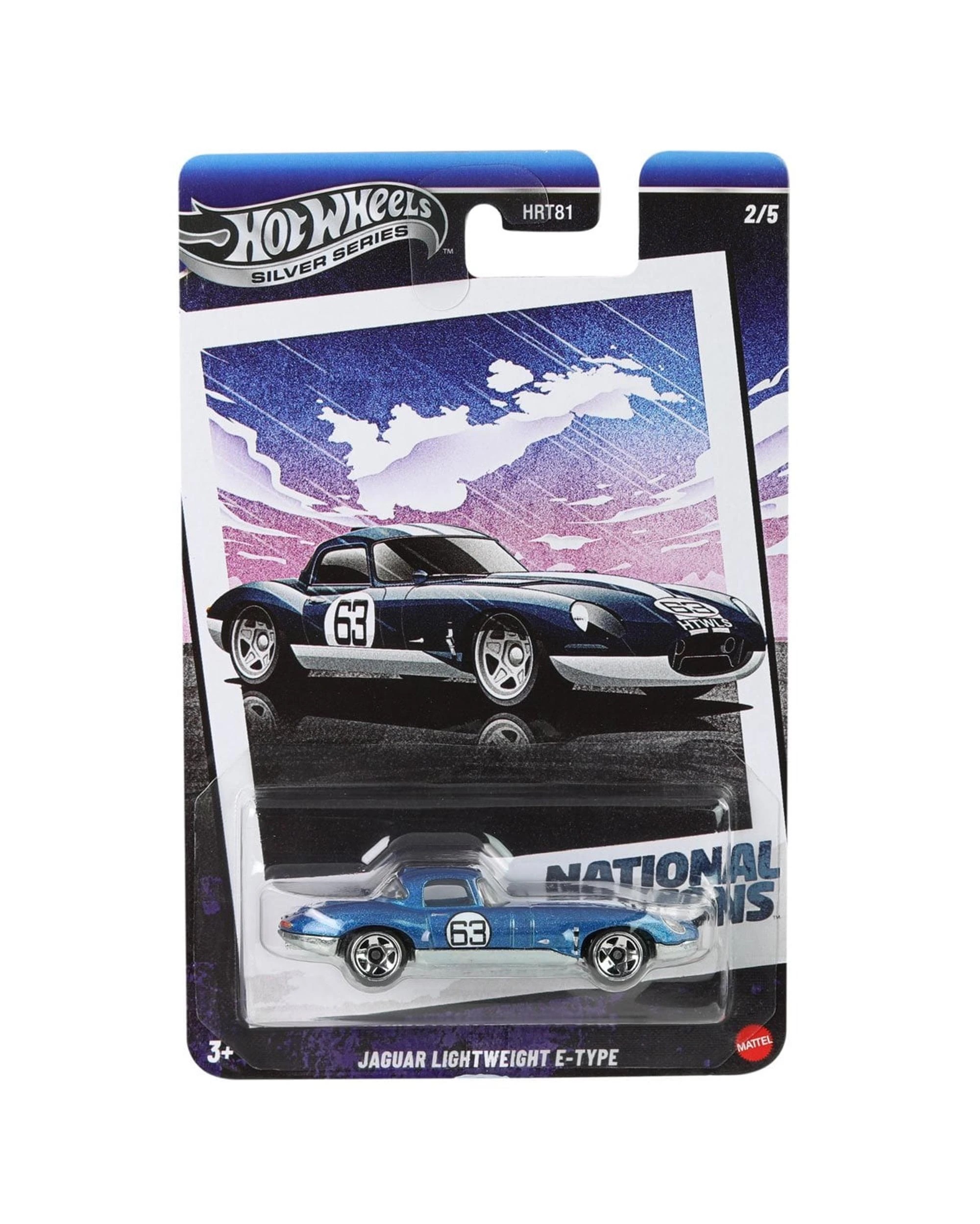1 Hot Wheels Silver Series National Icons Jaguar Lightweight E-Type, 1 of 1