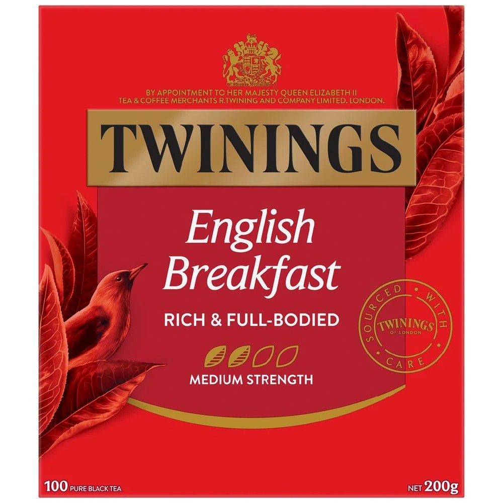 2 Twinings English Breakfast Tea Bags 100 Pack, 2 of 3