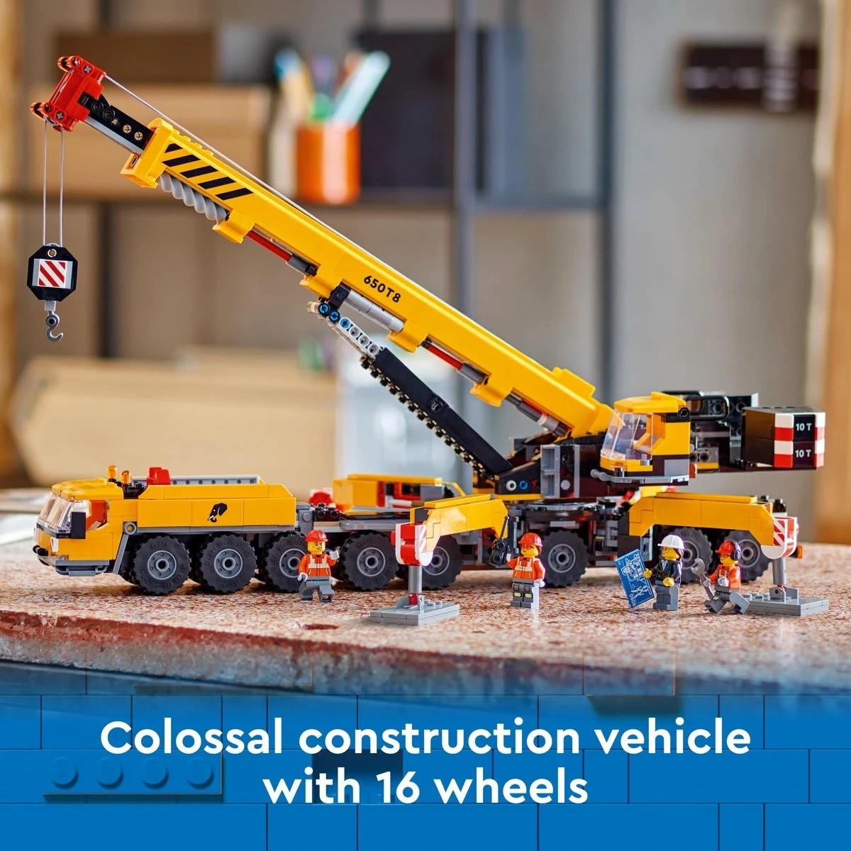 6 LEGO City Big Vehicles Yellow Mobile Construction Crane 60409, 6 of 11