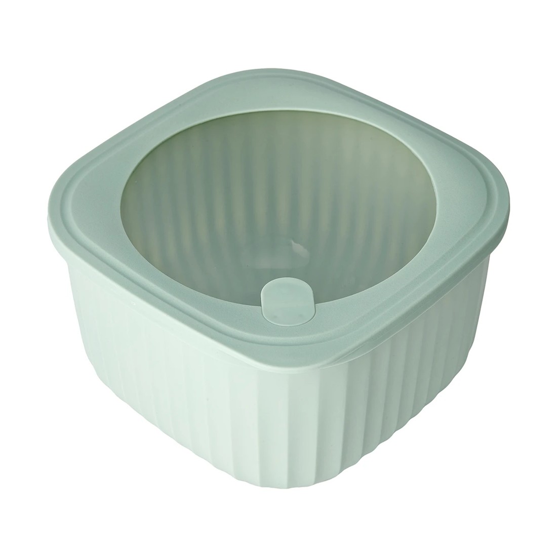 3 4 Piece Square Nested Food Storage Set - Green, 3 of 10