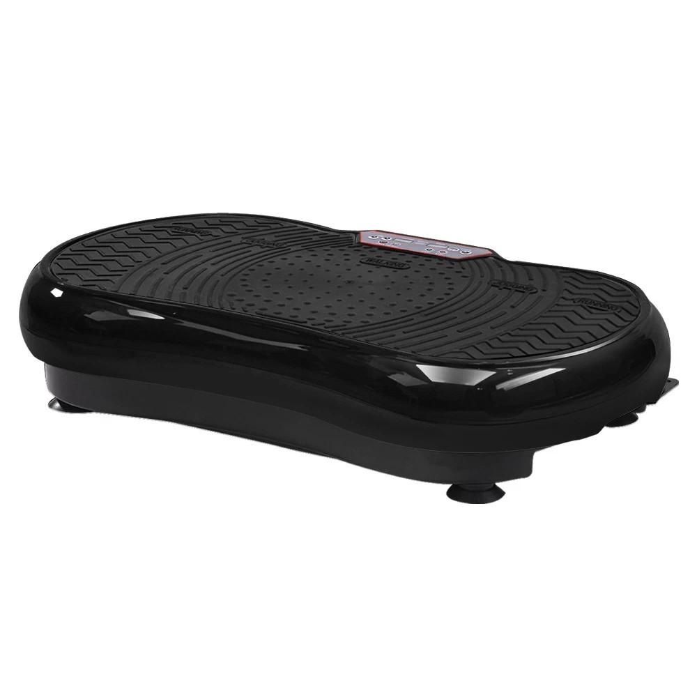 1 Everfit Vibration Machine Platform Vibrator Resistance Rope Home Fitness - Black, 1 of 9