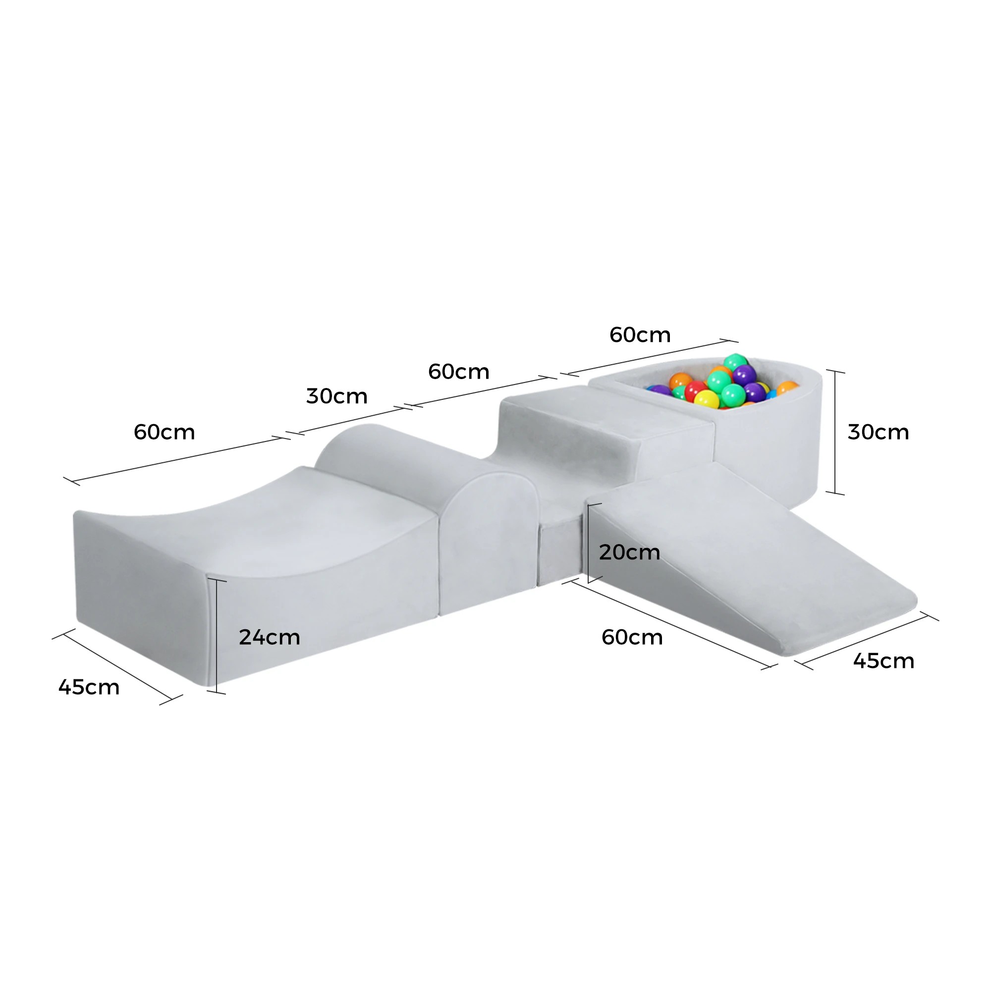 3 Bopeep Kids Foam Blocks Play Set, 3 of 7