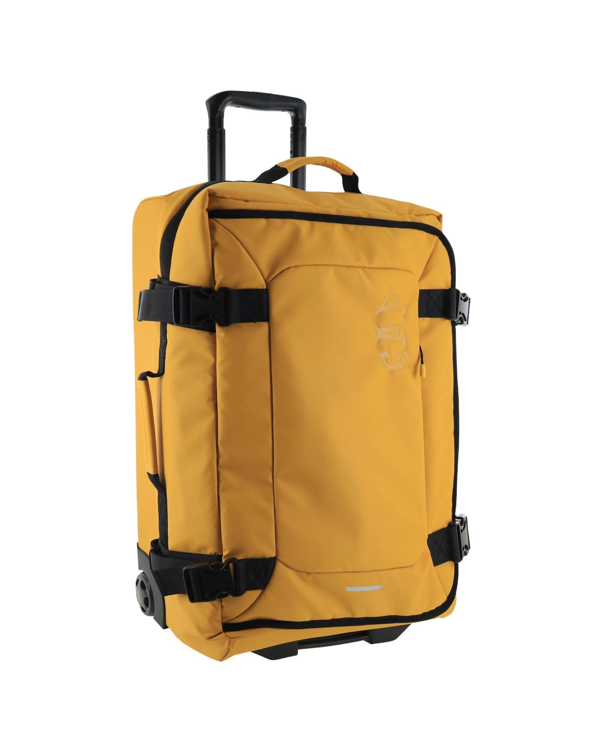 1 GAP Travel Medium Soft Shell Suitcase Lockable Trolley Luggage 62cm - Yellow, 1 of 7