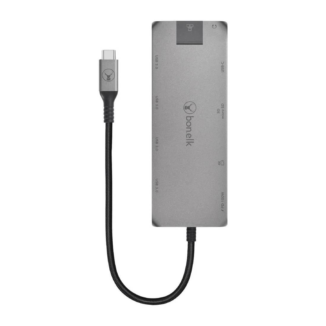 4 Bonelk Long-Life USB-C 11-in-1 Multiport Hub Space Grey, 4 of 7