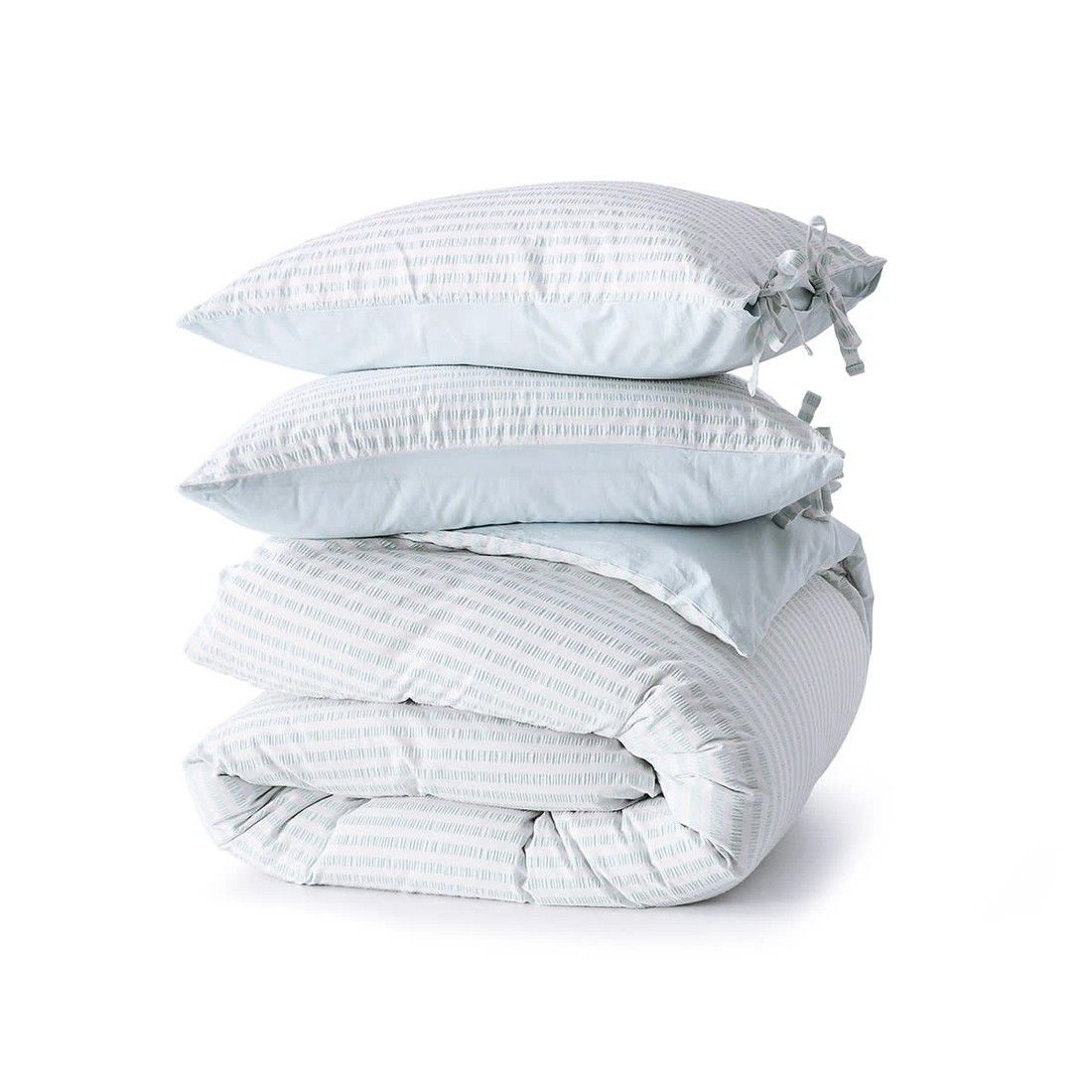 6 Bronte Cotton Quilt Cover Set - King Bed, Blue, 6 of 7