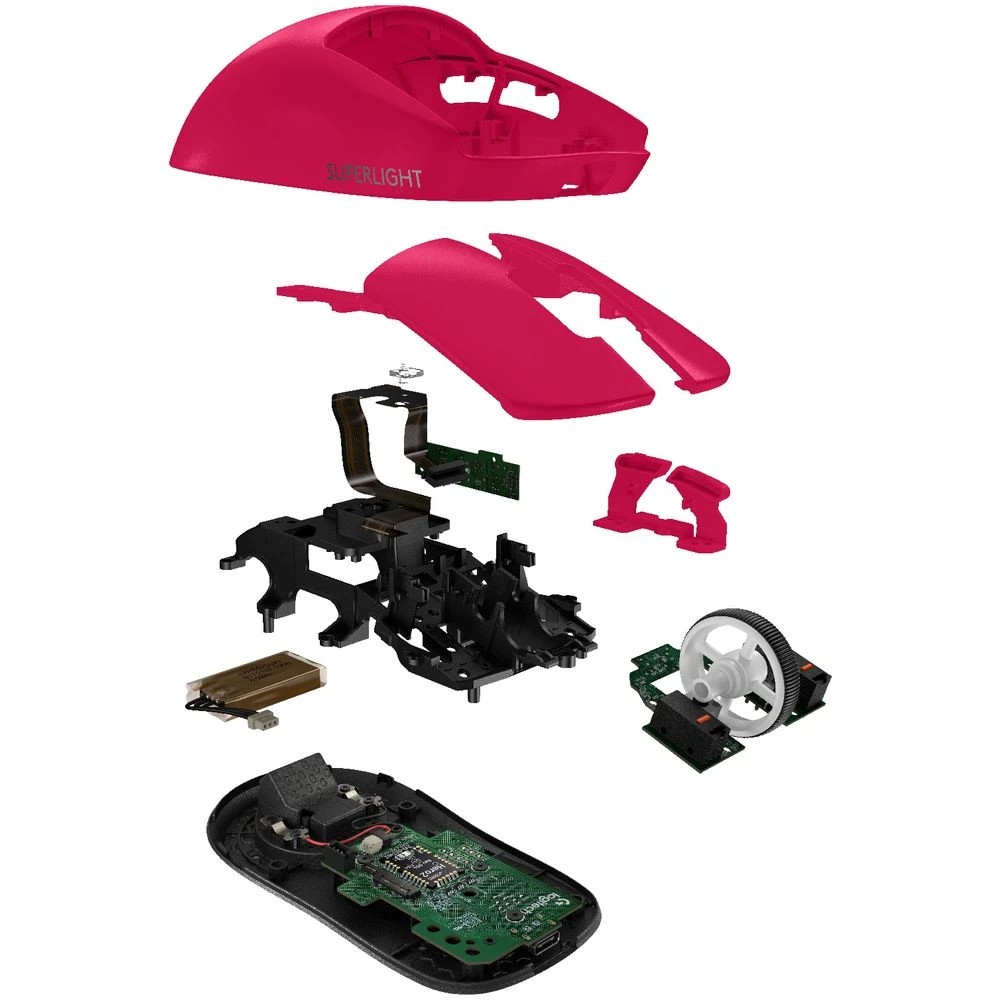 9 Logitech G PRO X SUPERLIGHT 2 Wireless Gaming Mouse Pink, 9 of 10