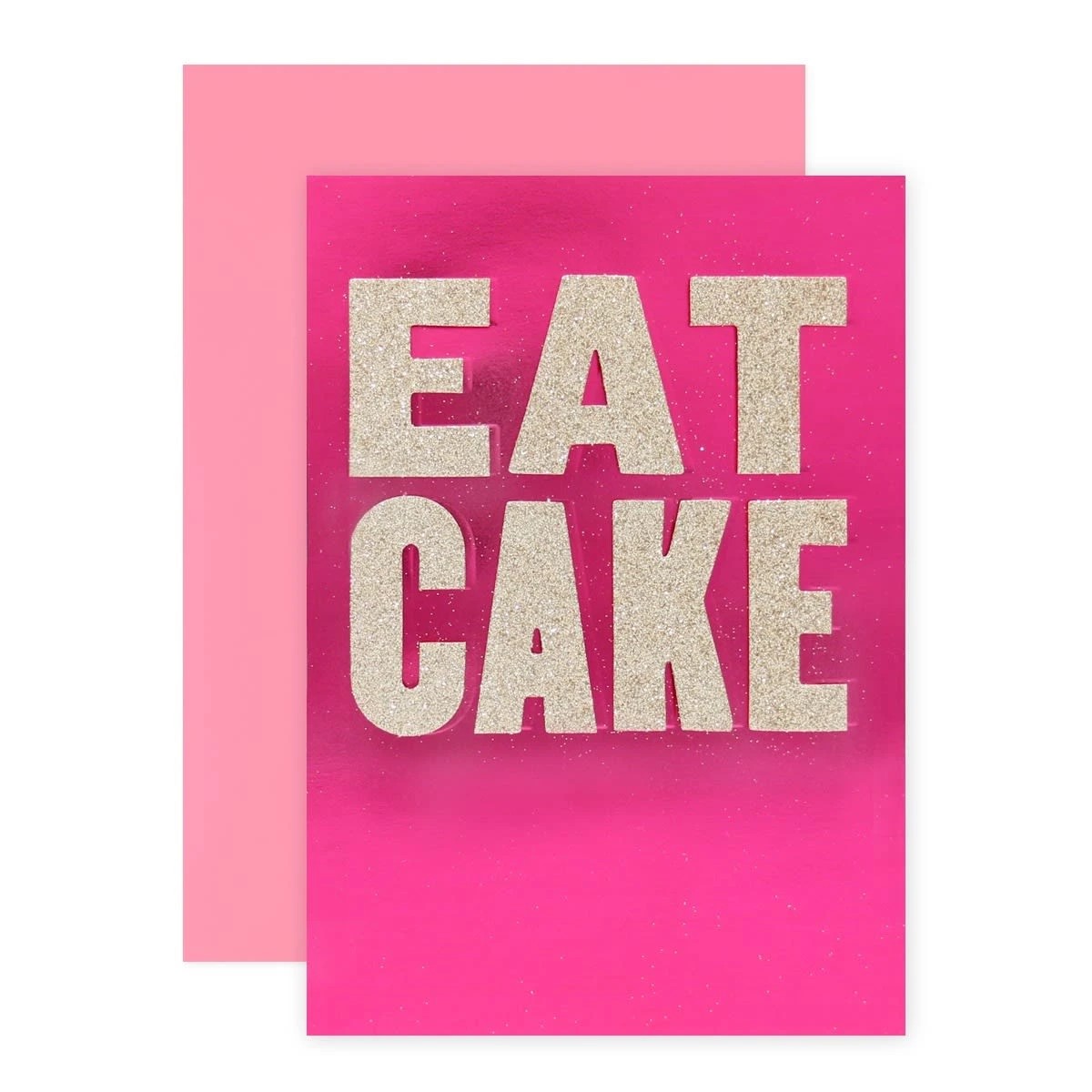 1 Hallmark Signature Birthday Card - Eat Cake, 1 of 3