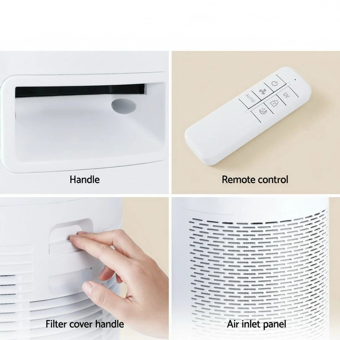 8 Devanti Air Purifier 4-Layer HEPA Filter - Multi, 8 of 8