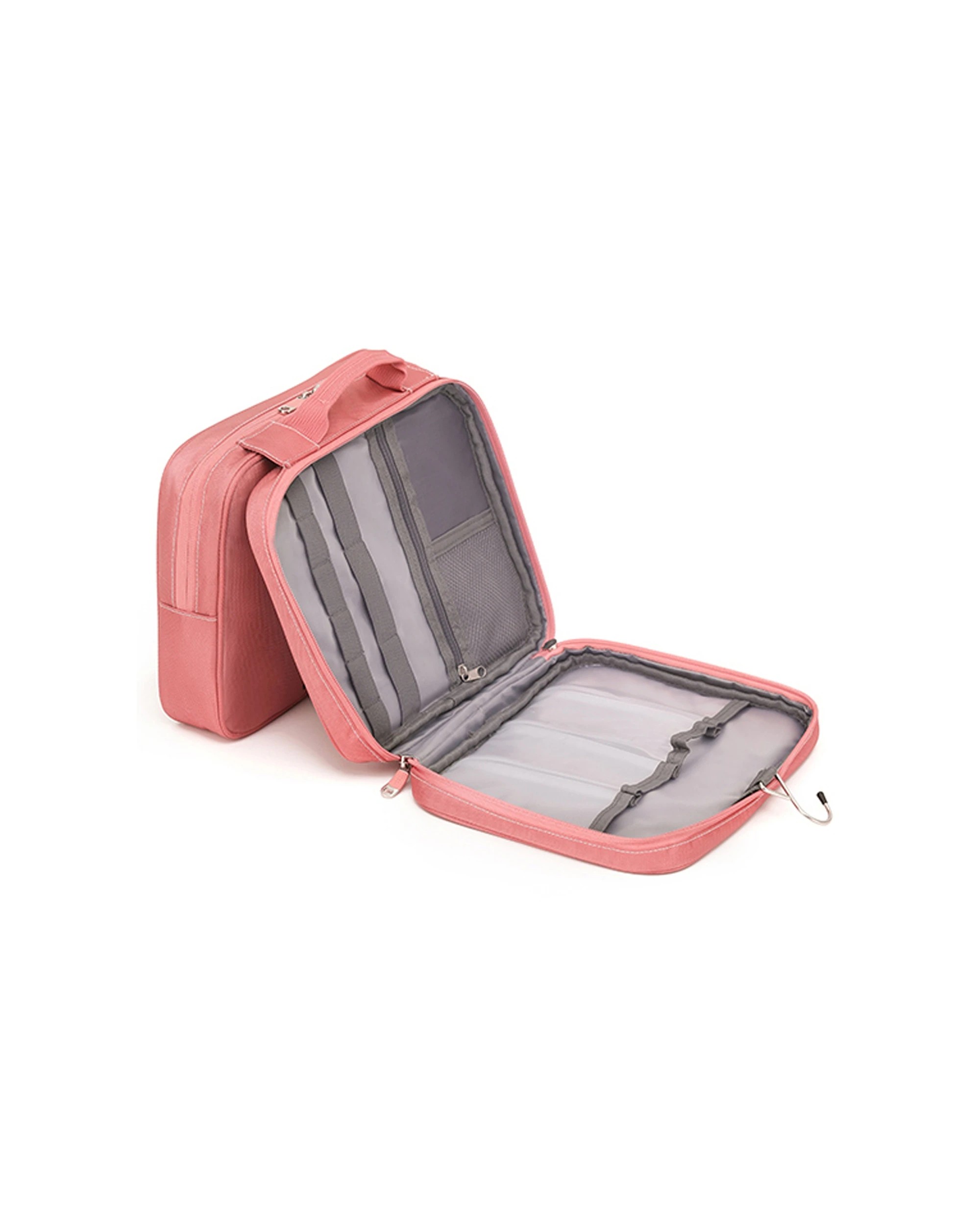 3 Tosca 13 Deluxe Travel Accessory Organiser - Pink, 3 of 4