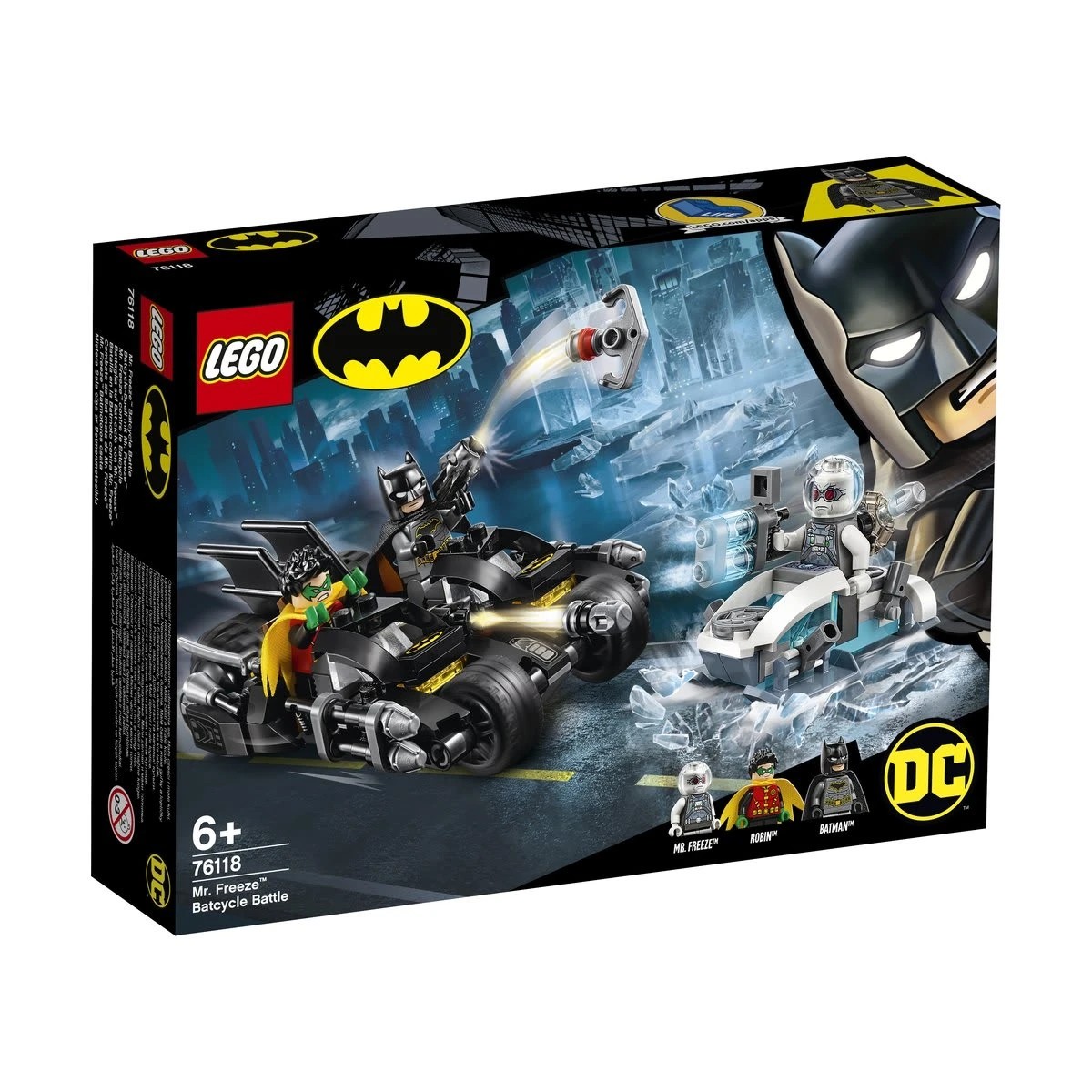 1 LEGO DC Comics Super Heroes Mr. Freeze Batcycle Battle 76118, 1 of 5