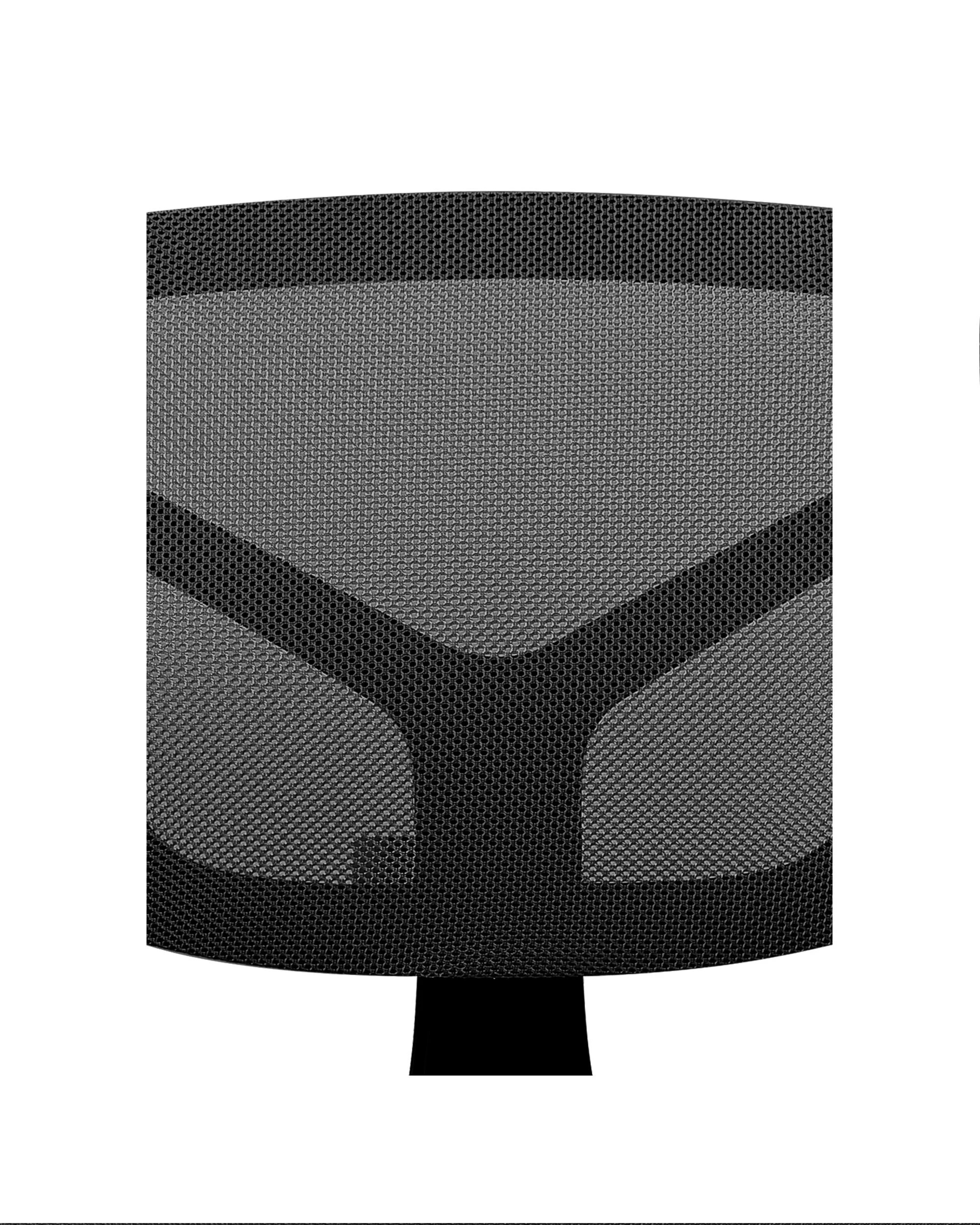 5 Artiss Armless Office Chair Mesh, Height Adjustable, 360° Swivel, for Small Space - Black, 5 of 7