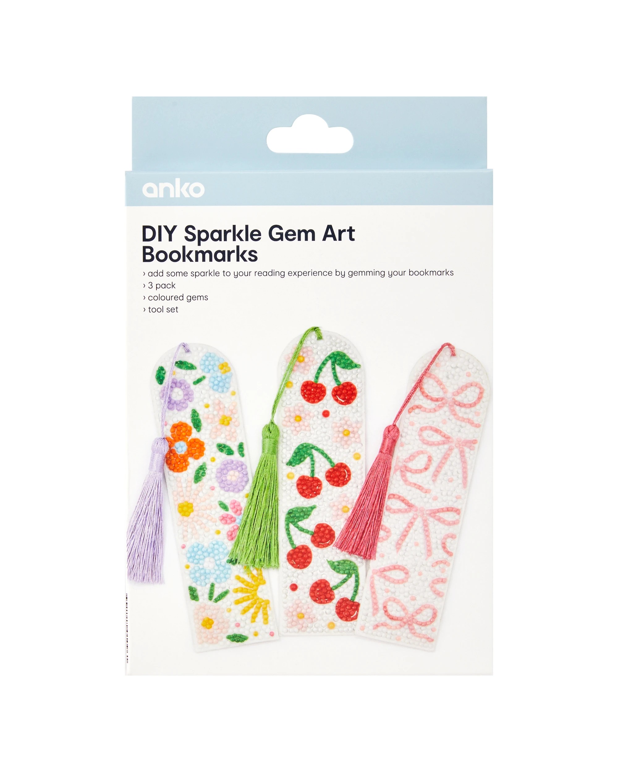 1 DIY Sparkle Gem Art - Bookmarks, 1 of 3