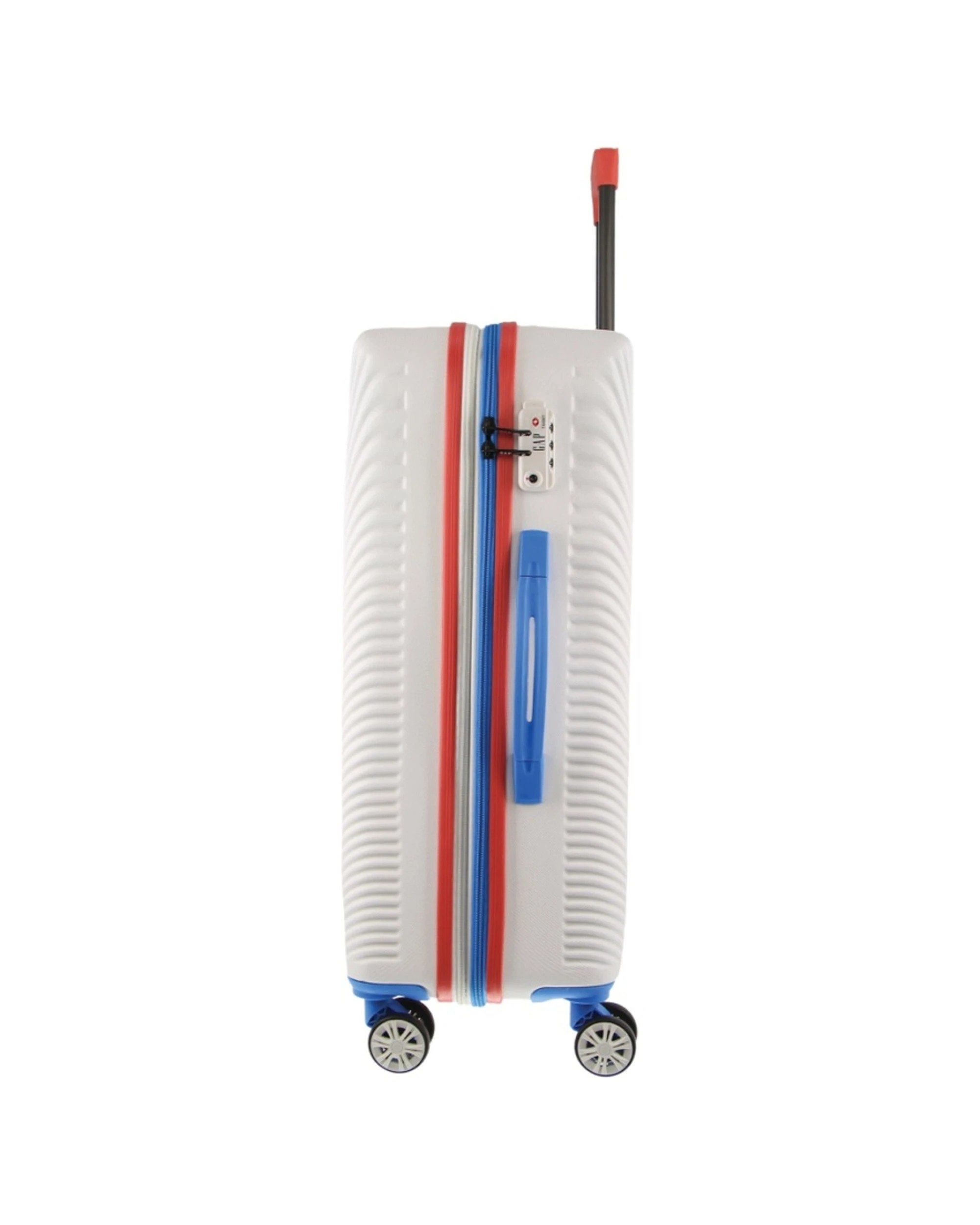 3 GAP Stripe Travel Hard-Shell Suitcase Medium Luggage 67x46cm - White, 3 of 6