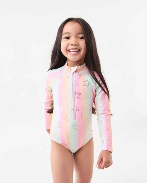 Long Sleeve One Piece Swimsuit Kmart