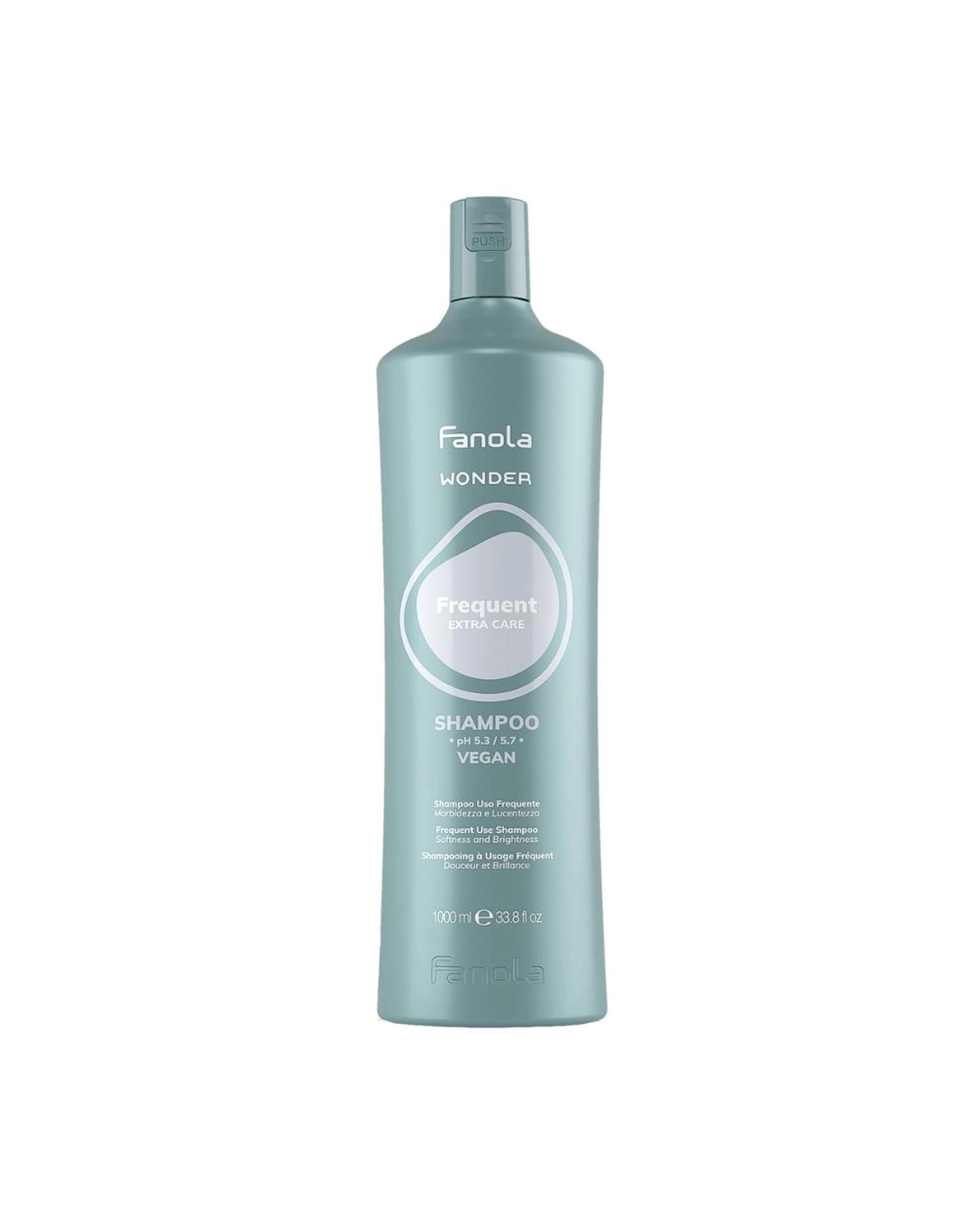 1 Fanola Wonder Frequent Extra Care Shampoo 1000mL, 1 of 2