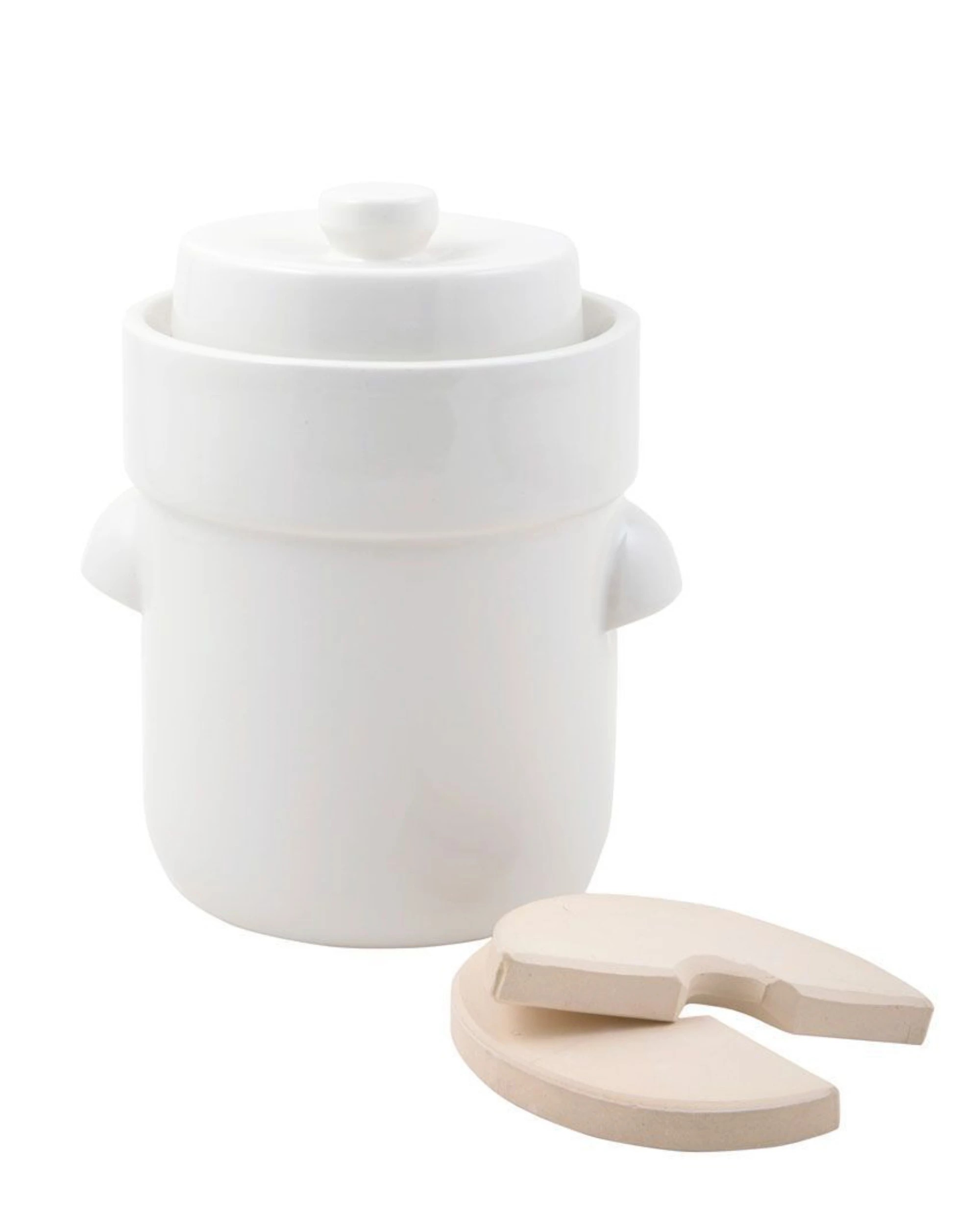 1 Davis & Waddell  Fermentation Crock Pot 3 Liters - White, 1 of 1