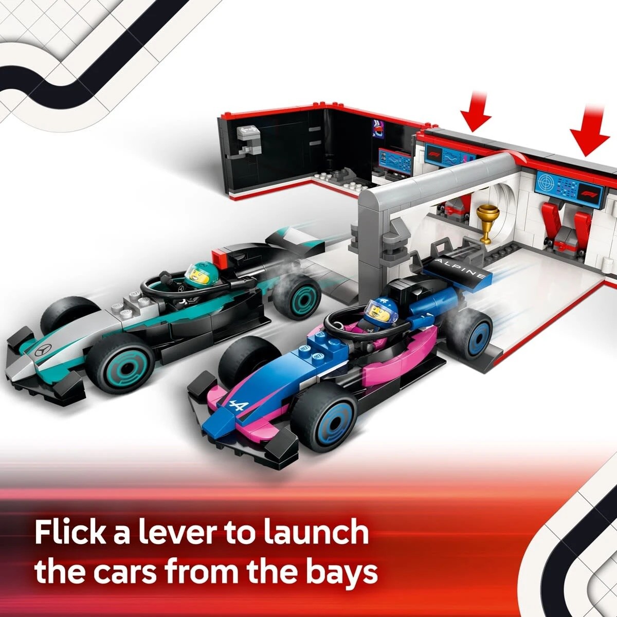 7 LEGO City F1 Garage & Mercedes-AMG & Alpine Cars 60444, 7 of 10
