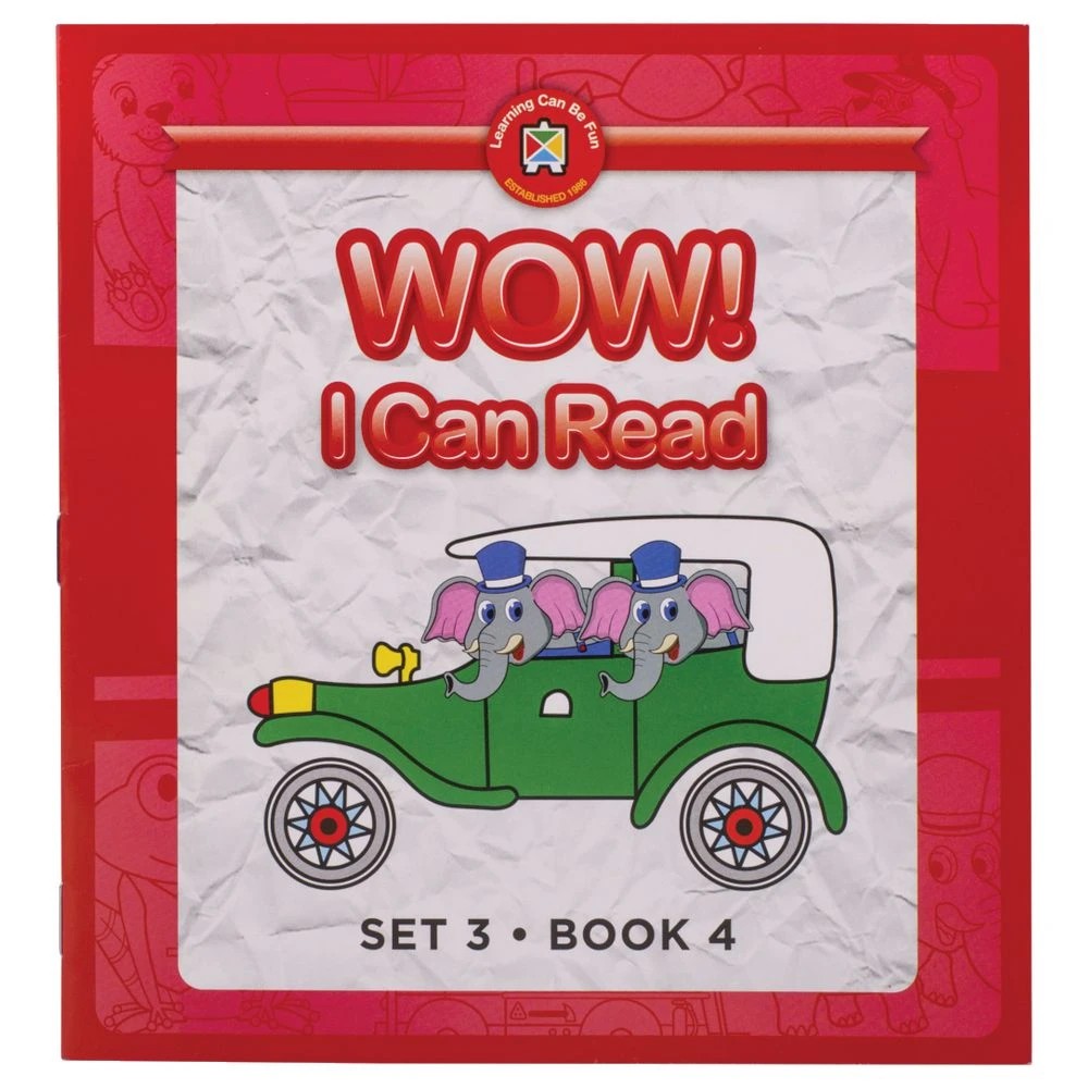 4 Learning Can Be Fun Wow I Can Read Books Set 3 Red, 4 of 6