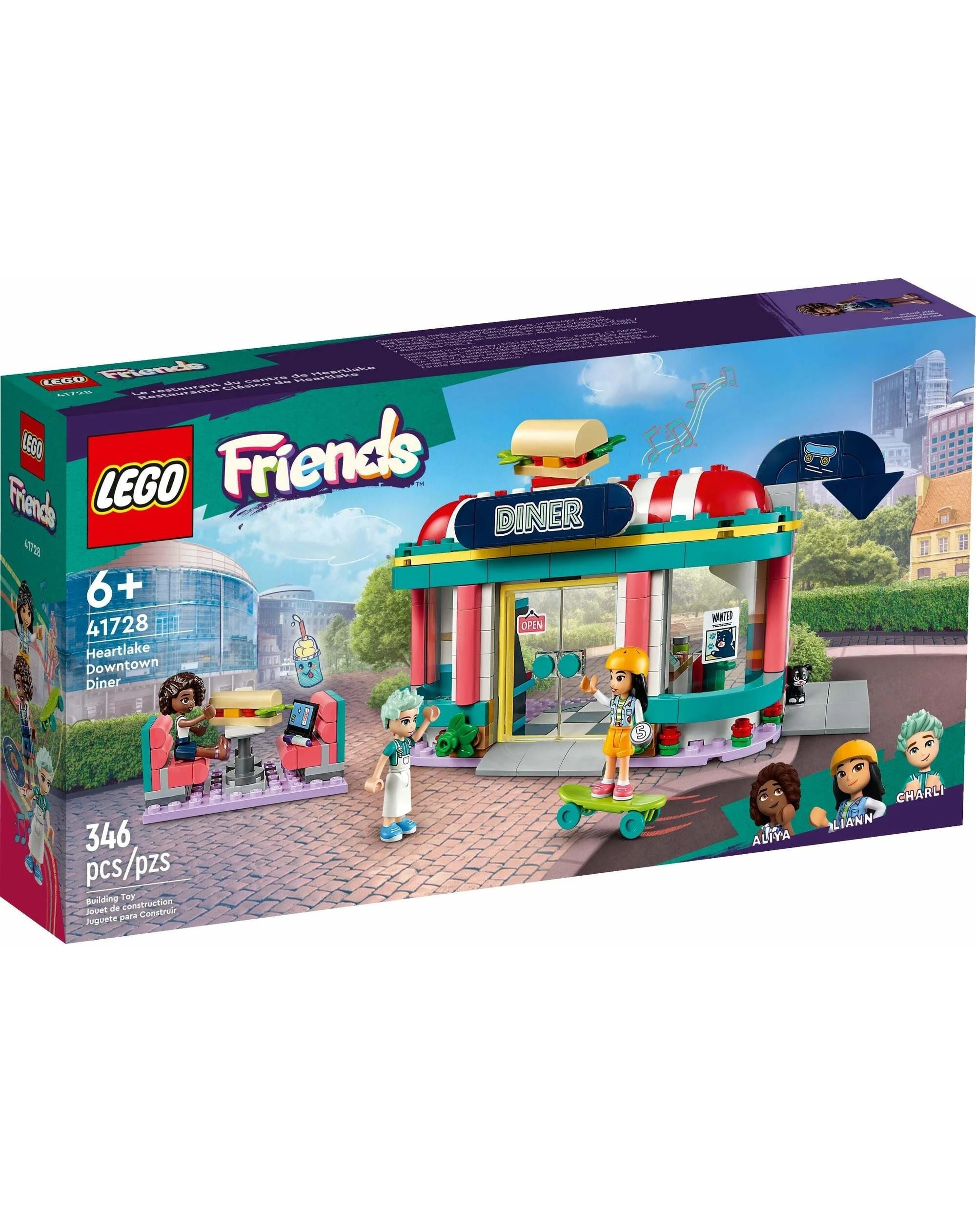 1 LEGO Friends Series 41728 Heartlake Downtown Diner, 1 of 5