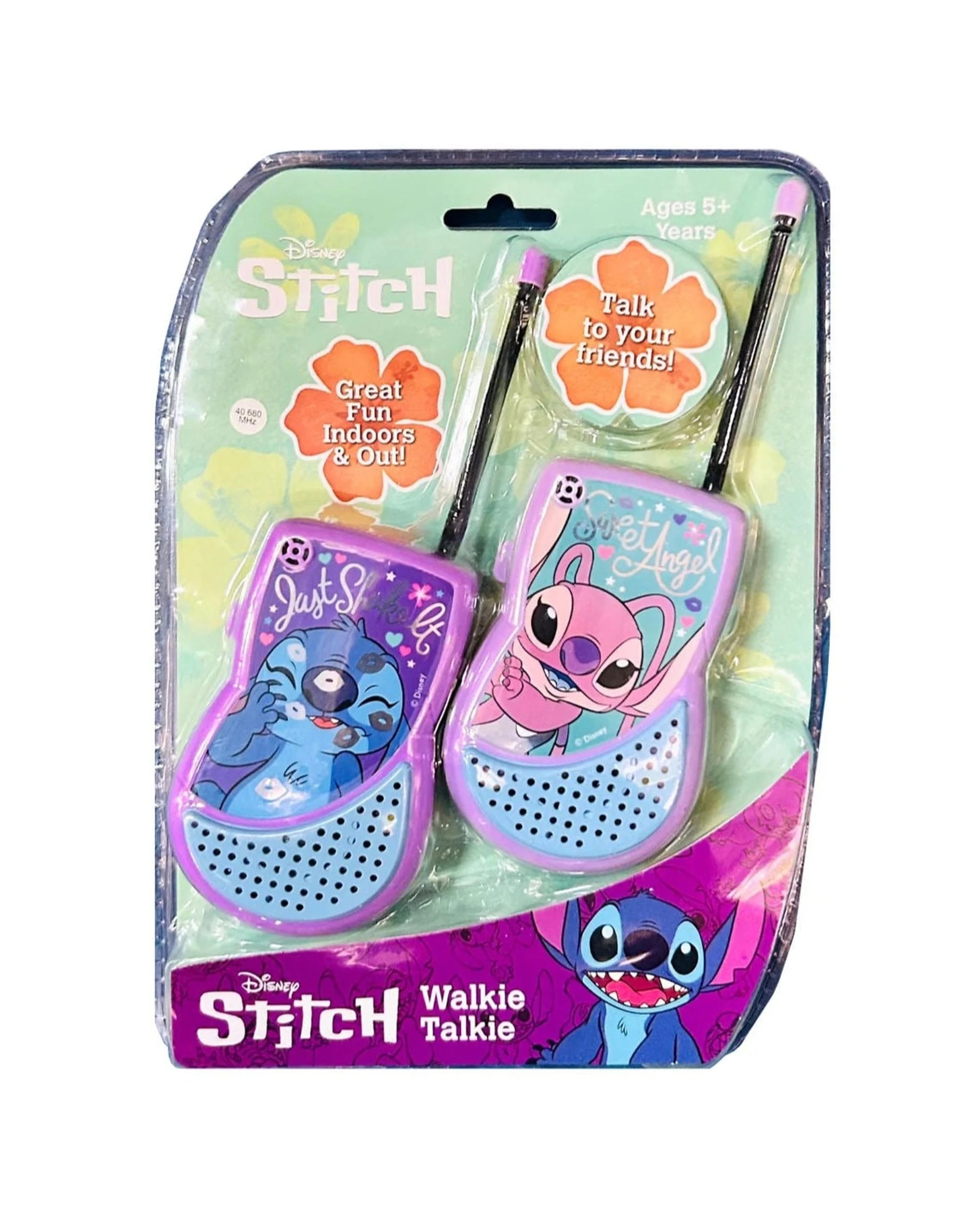 1 Disney Stitch Walkie Talkie Set, 1 of 3