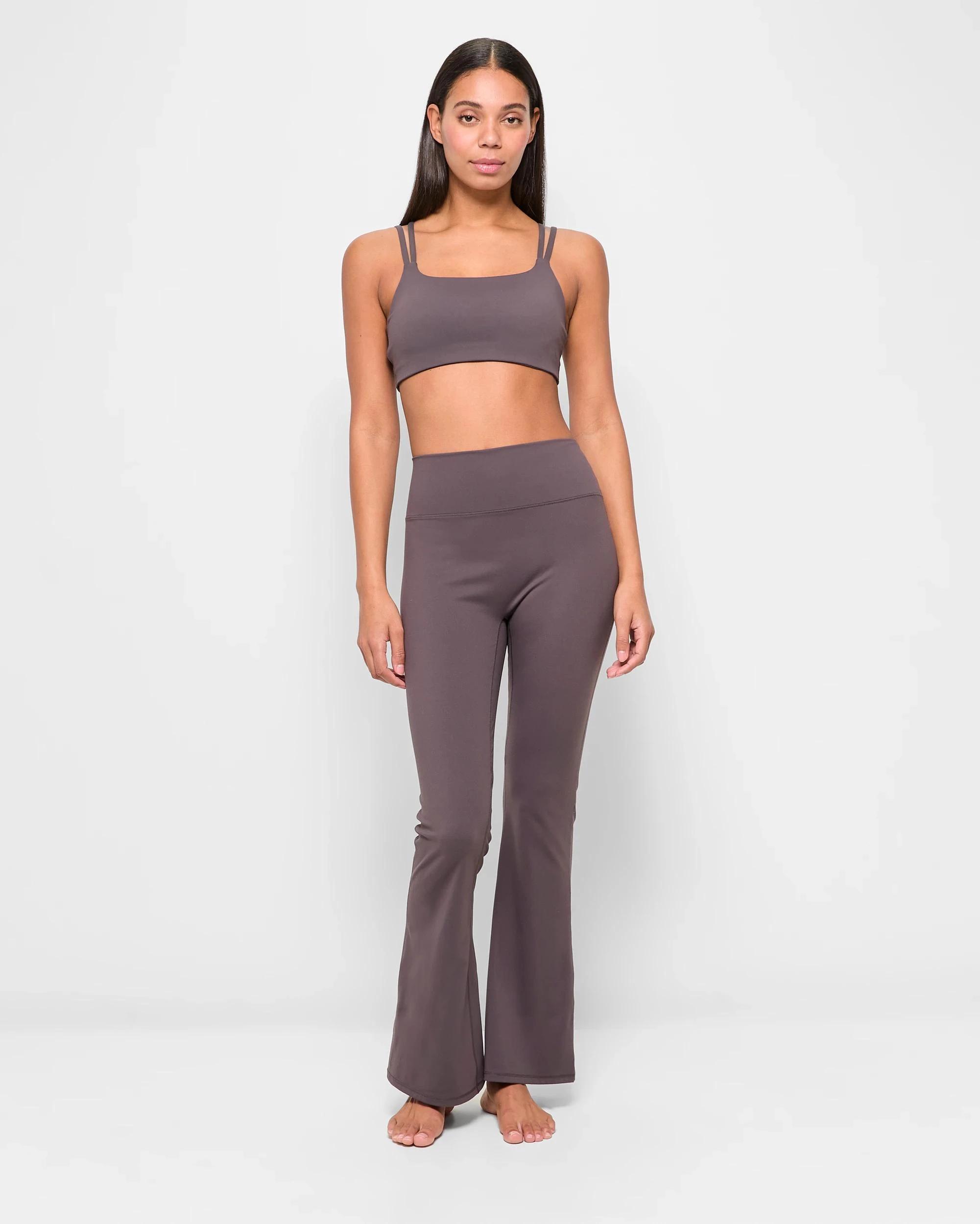 1 Target Active Studio Soft Yoga Flare Pants HICKORY, 1 of 5