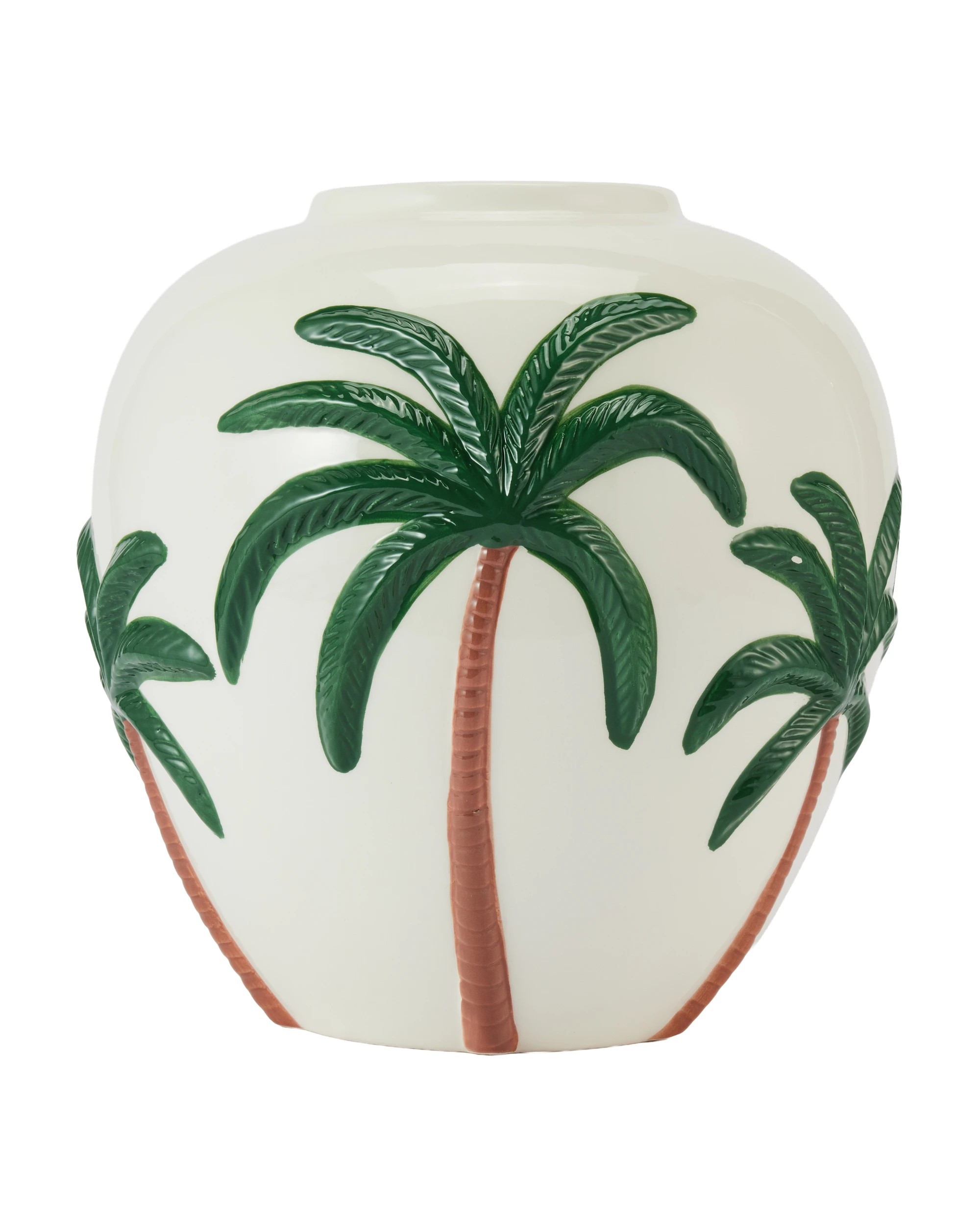 2 Palm Tree Ceramic Vase, 2 of 5