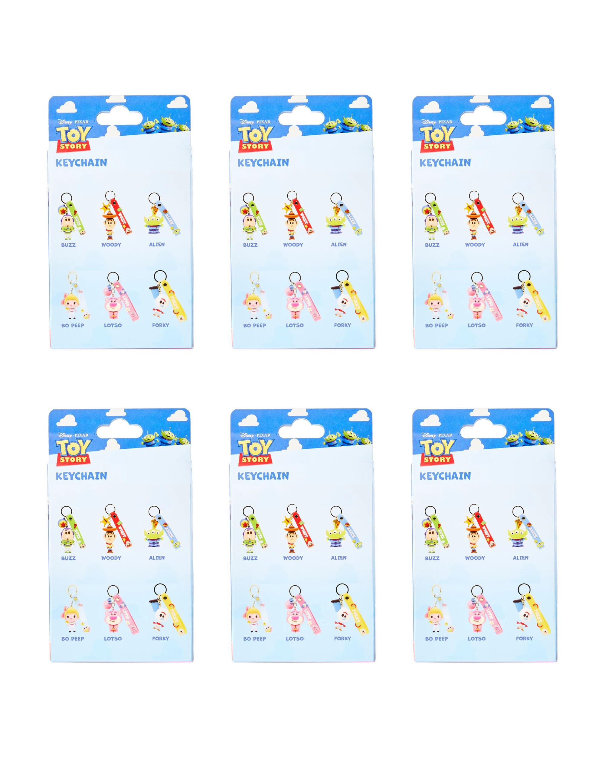 5 Disney Pixar Toy Story Keychain - Assorted, 5 of 5