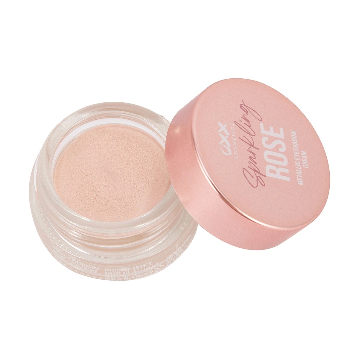 1 OXX Cosmetics Sparkling Rose Metallic Eyeshadow Cream - Champagne, 1 of 6