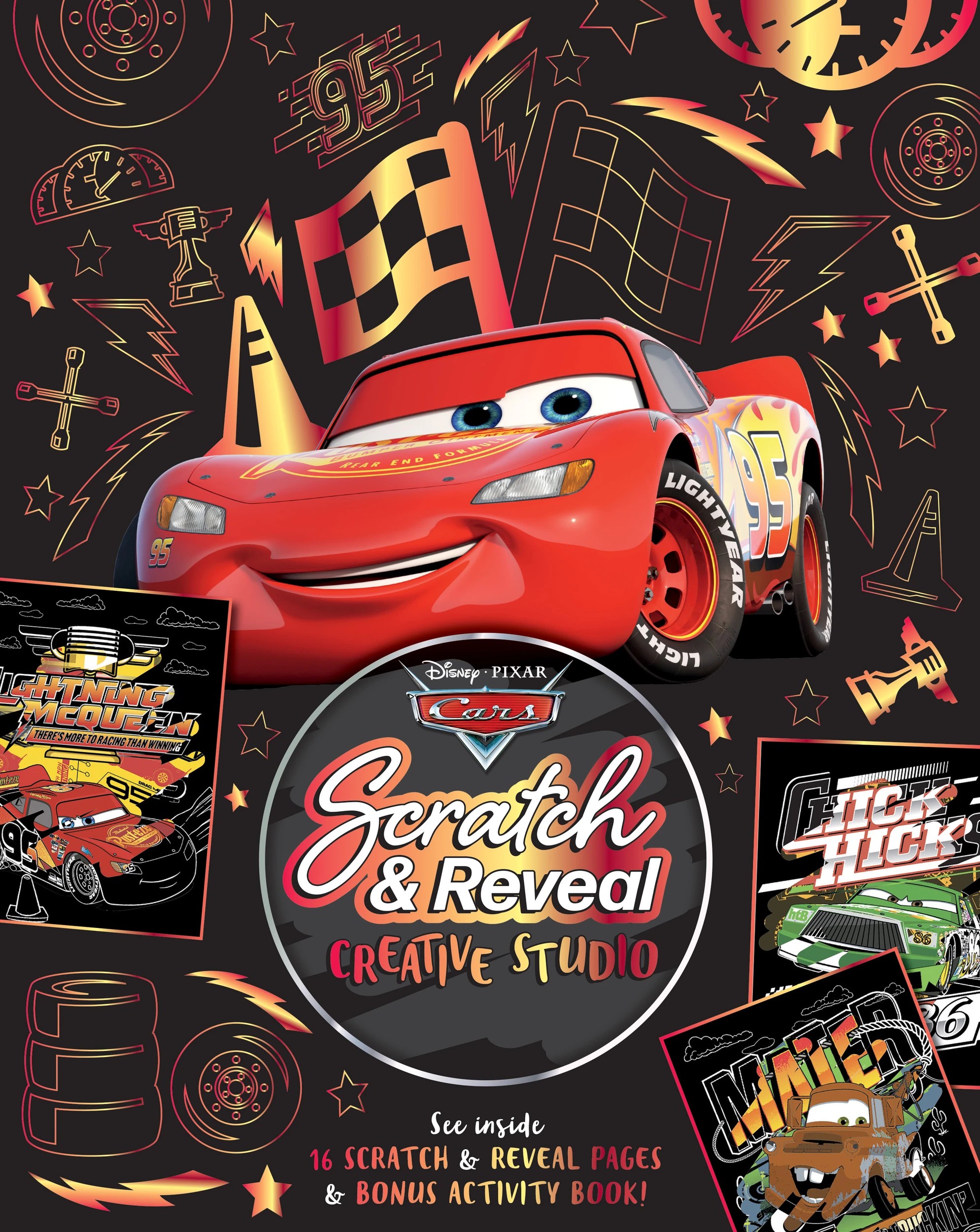 2 Disney Pixar Cars Scratch and Reveal Creative Studio - Book, 2 of 2