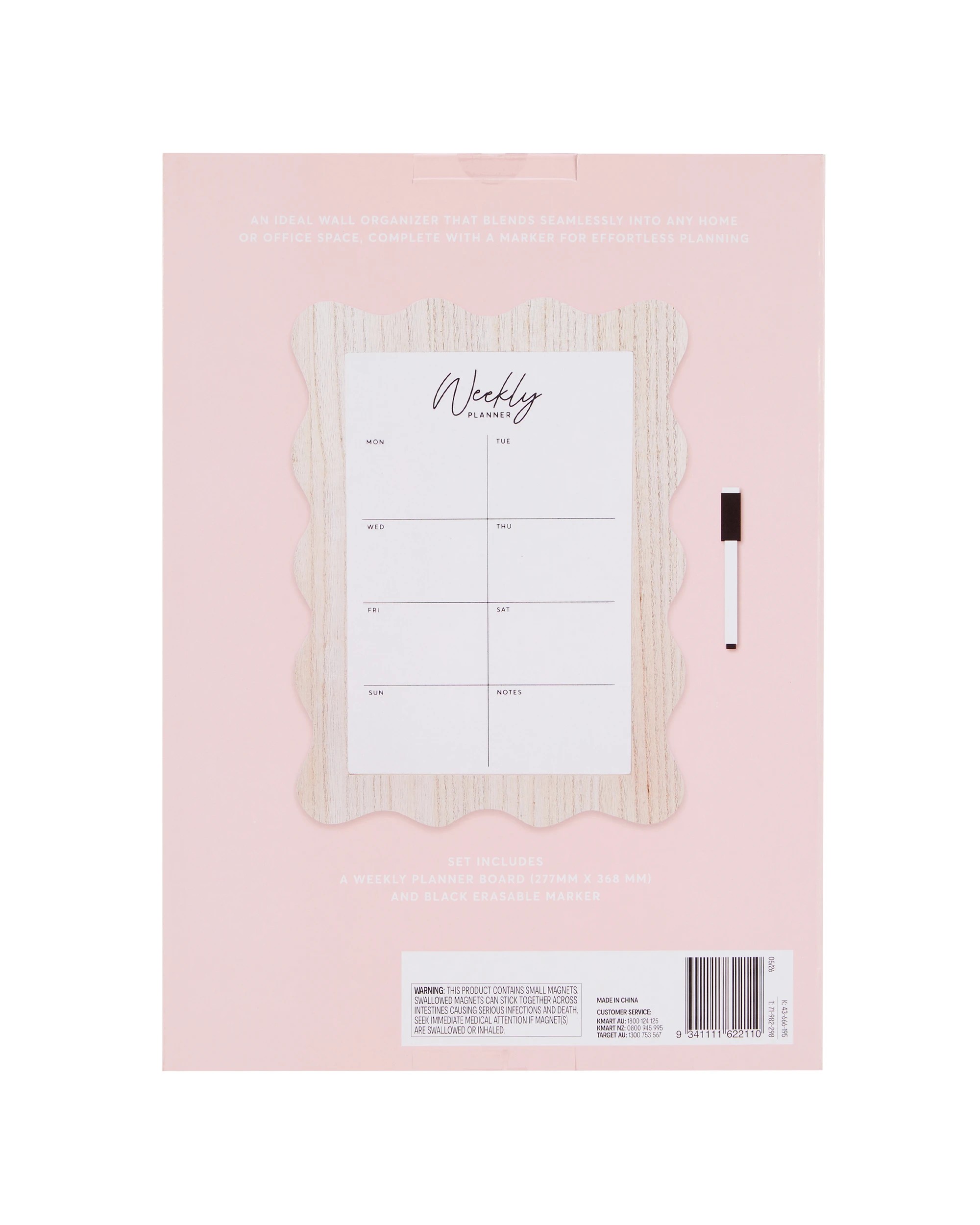 5 Weekly Wall Planner, 5 of 5