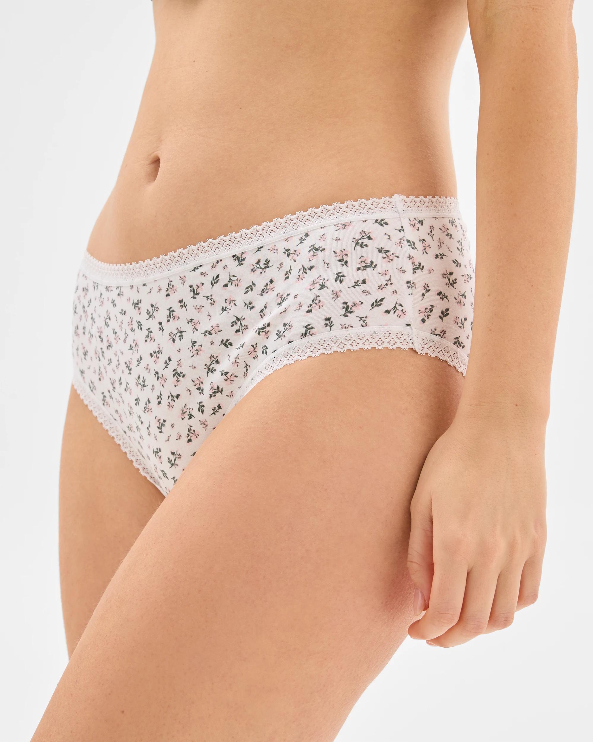 4 Target Womens Australian Cotton Blend Midi Briefs 5 Pack BLUES DITSY, 4 of 4