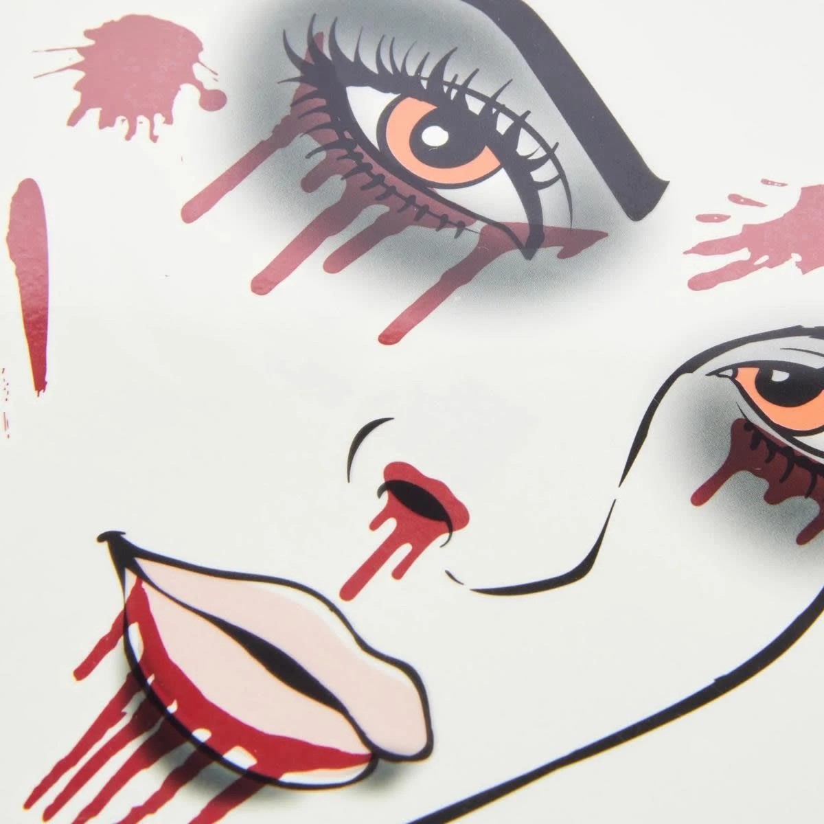 5 OXX Cosmetics 7 Piece Halloween Face Tattoos - Blood, 5 of 7