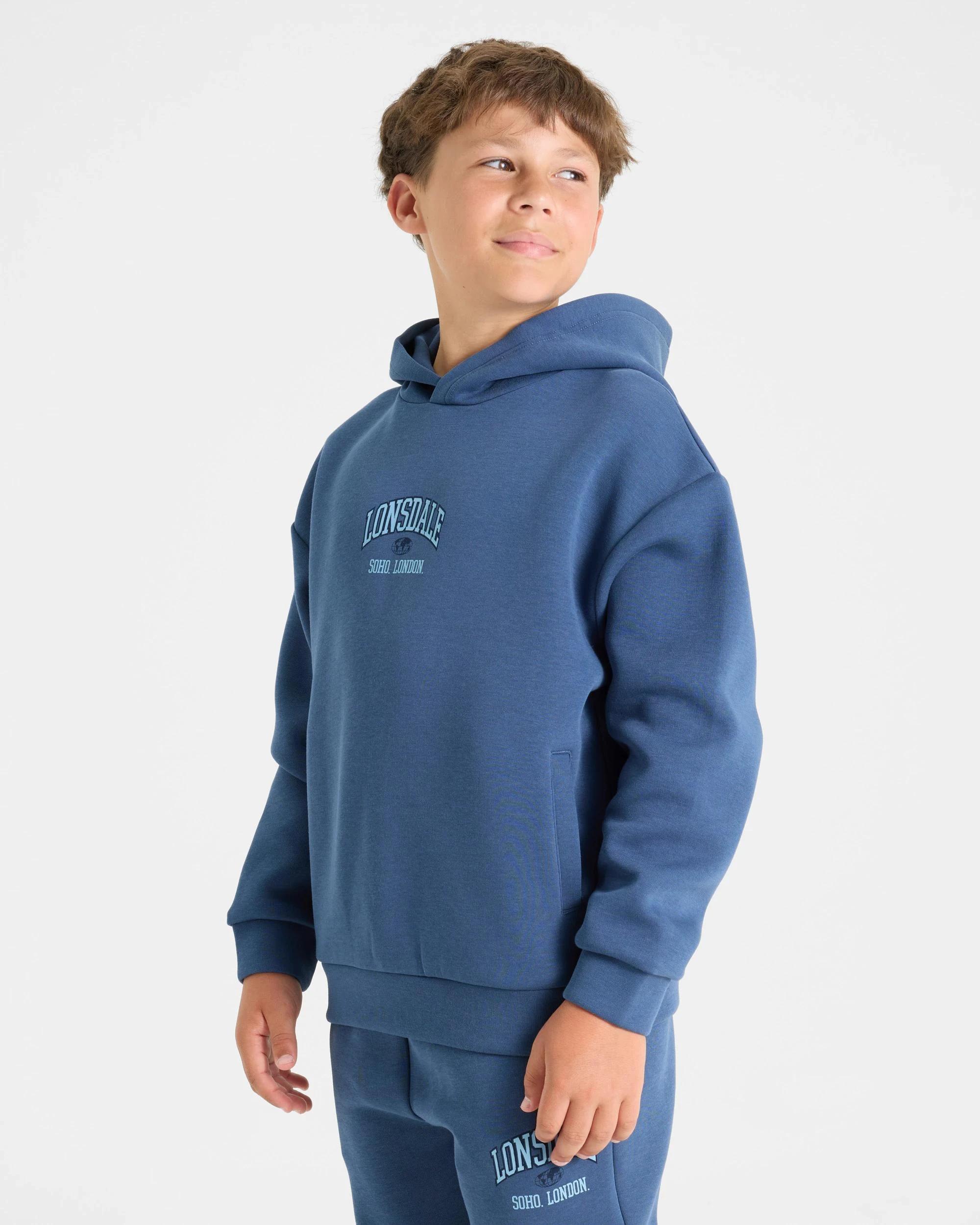 5 Lonsdale London Sport Hoodie BLUE, 5 of 6