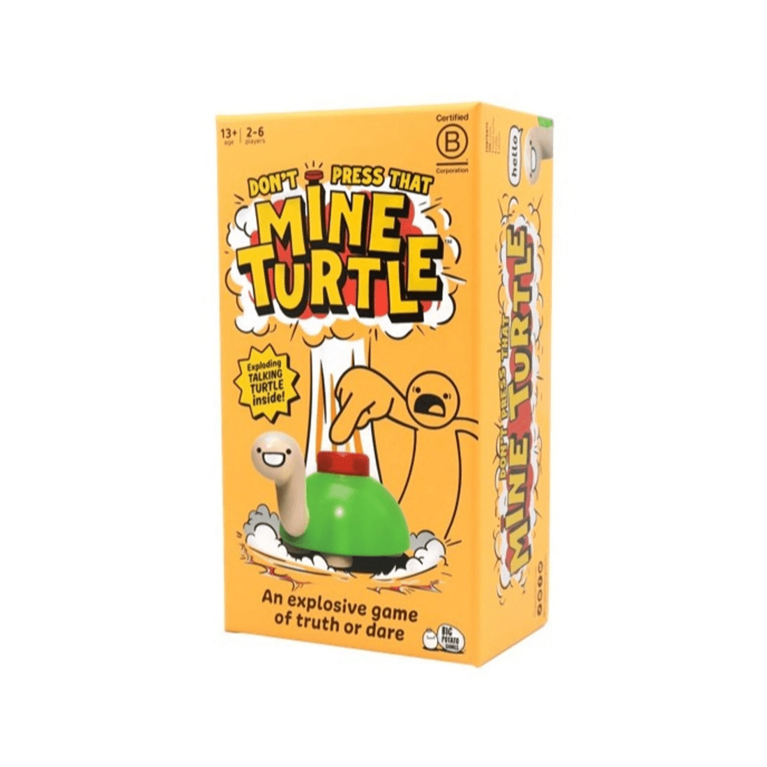 1 Big Potato Games Don't Press That Mine Turtle Card Game, 1 of 2