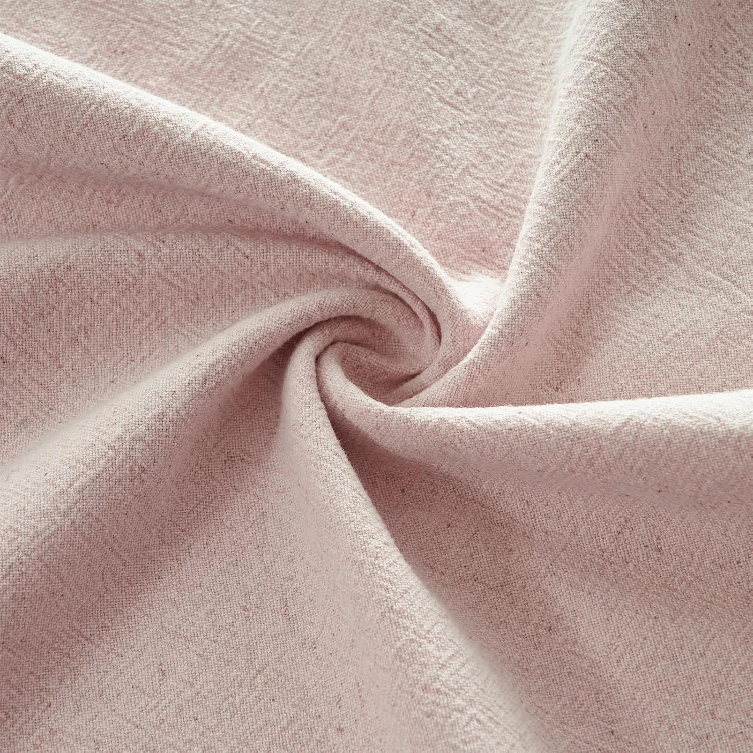 4 Gioia Casa 2-Pack Linen-Cotton Blend Cushion Covers 45x45cm - Pink, 4 of 4