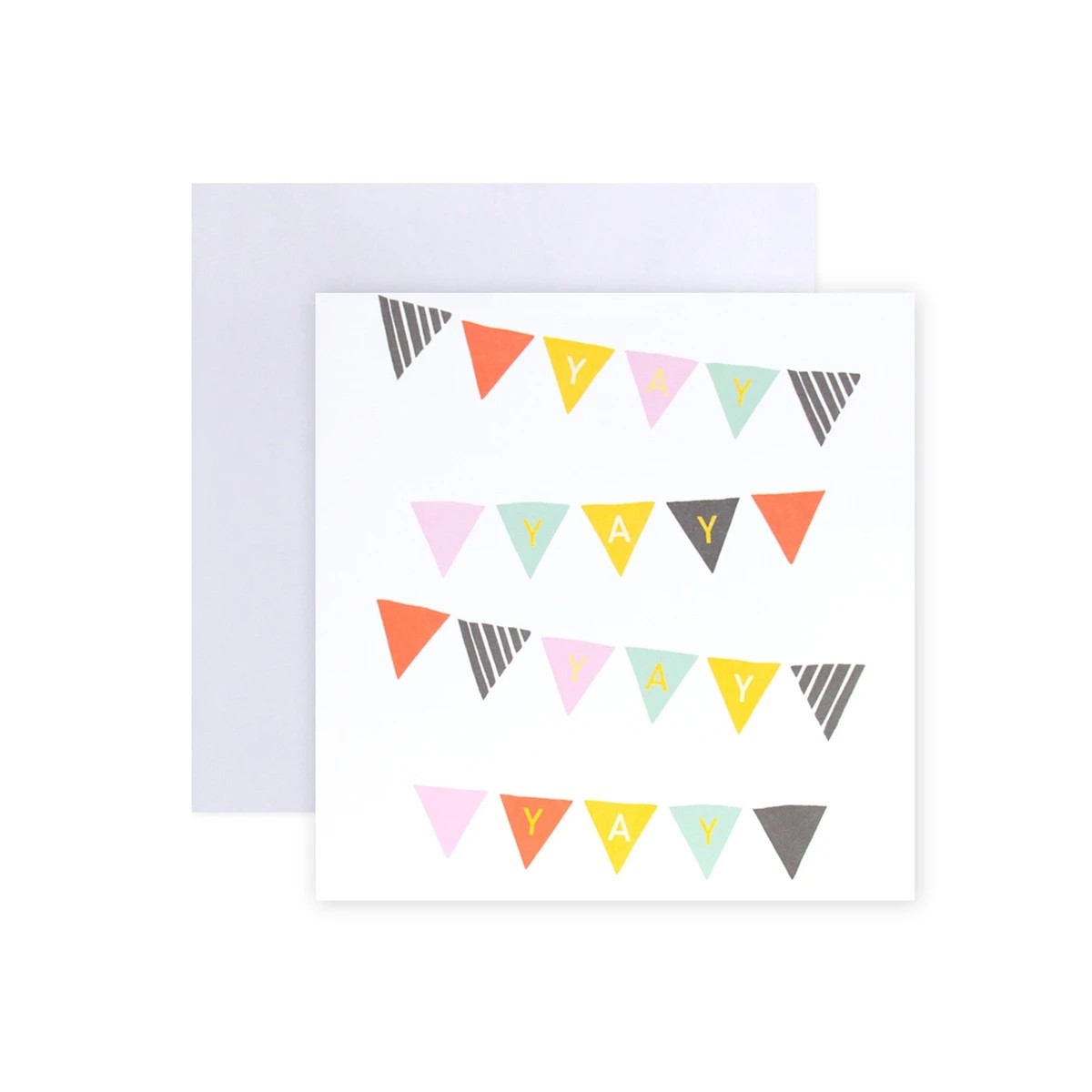1 Creative Publishing by Hallmark Greeting Card - Yay Bunting, 1 of 2
