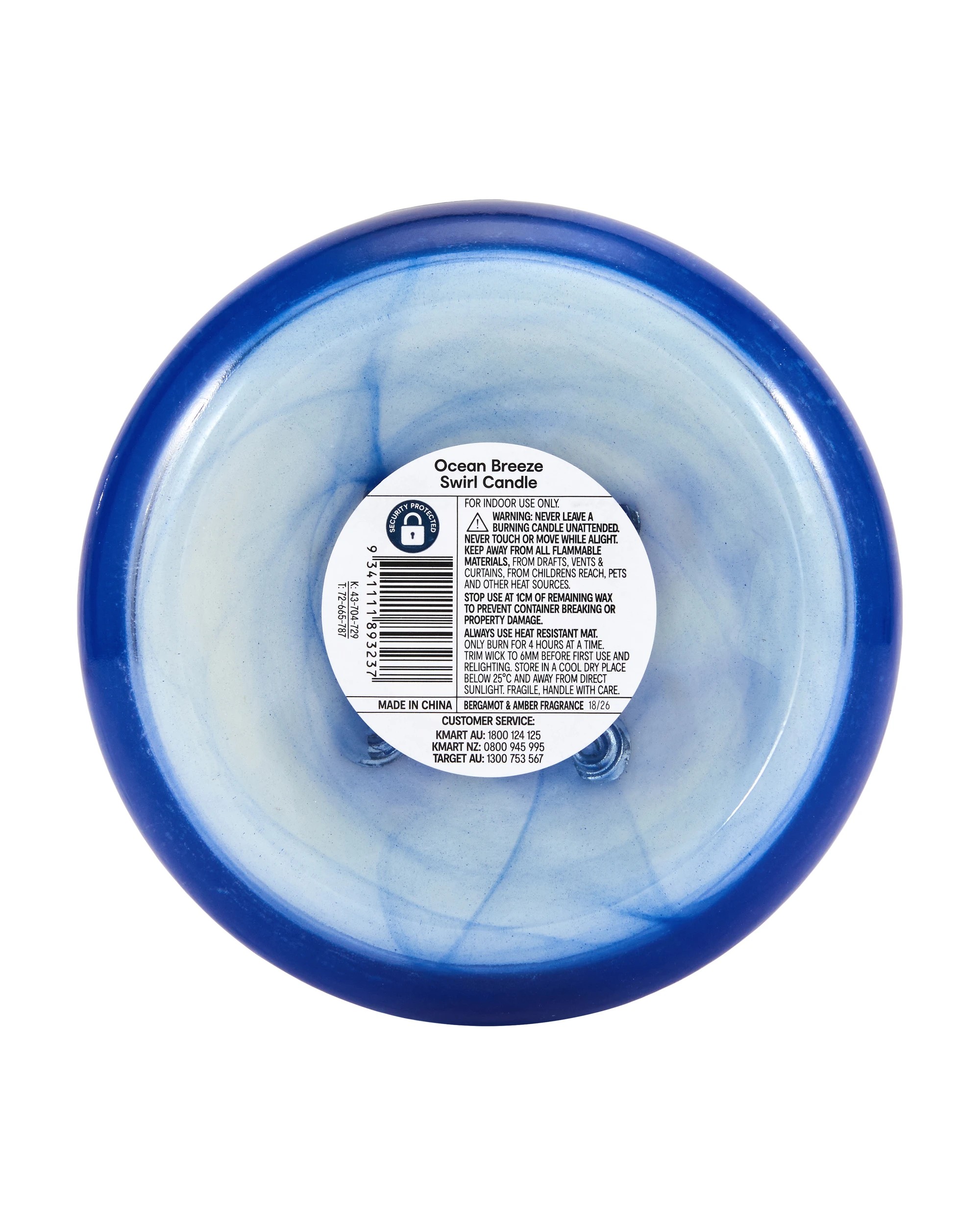 5 Ocean Breeze Swirl Candle, 5 of 5