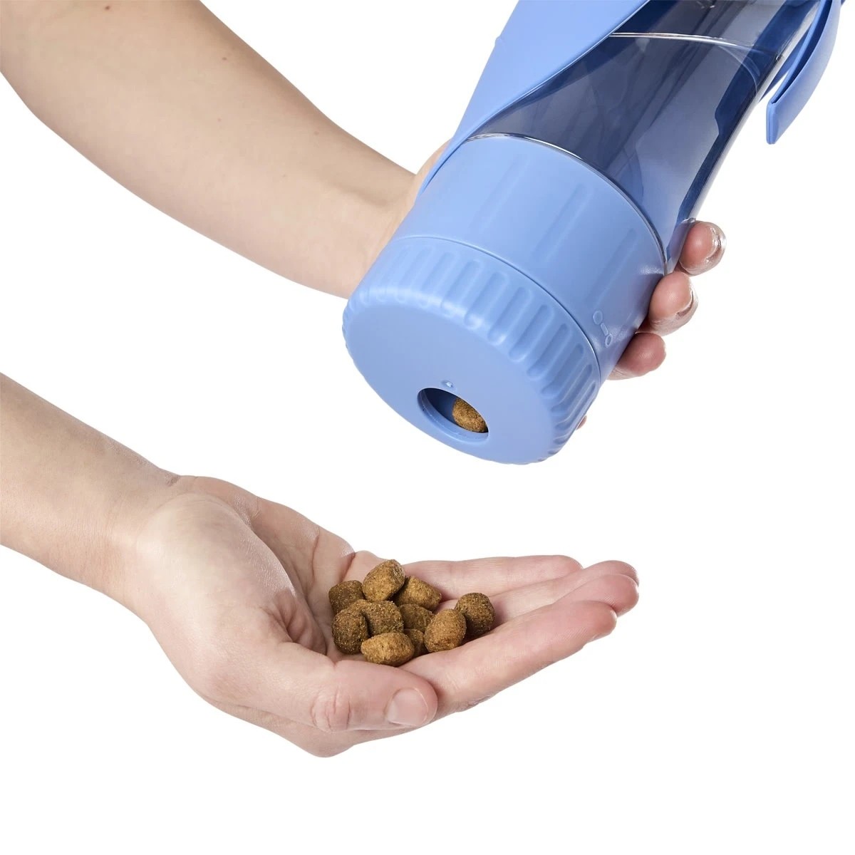 2 Pet Travel Bottle with Treat Holder - Blue, 2 of 9