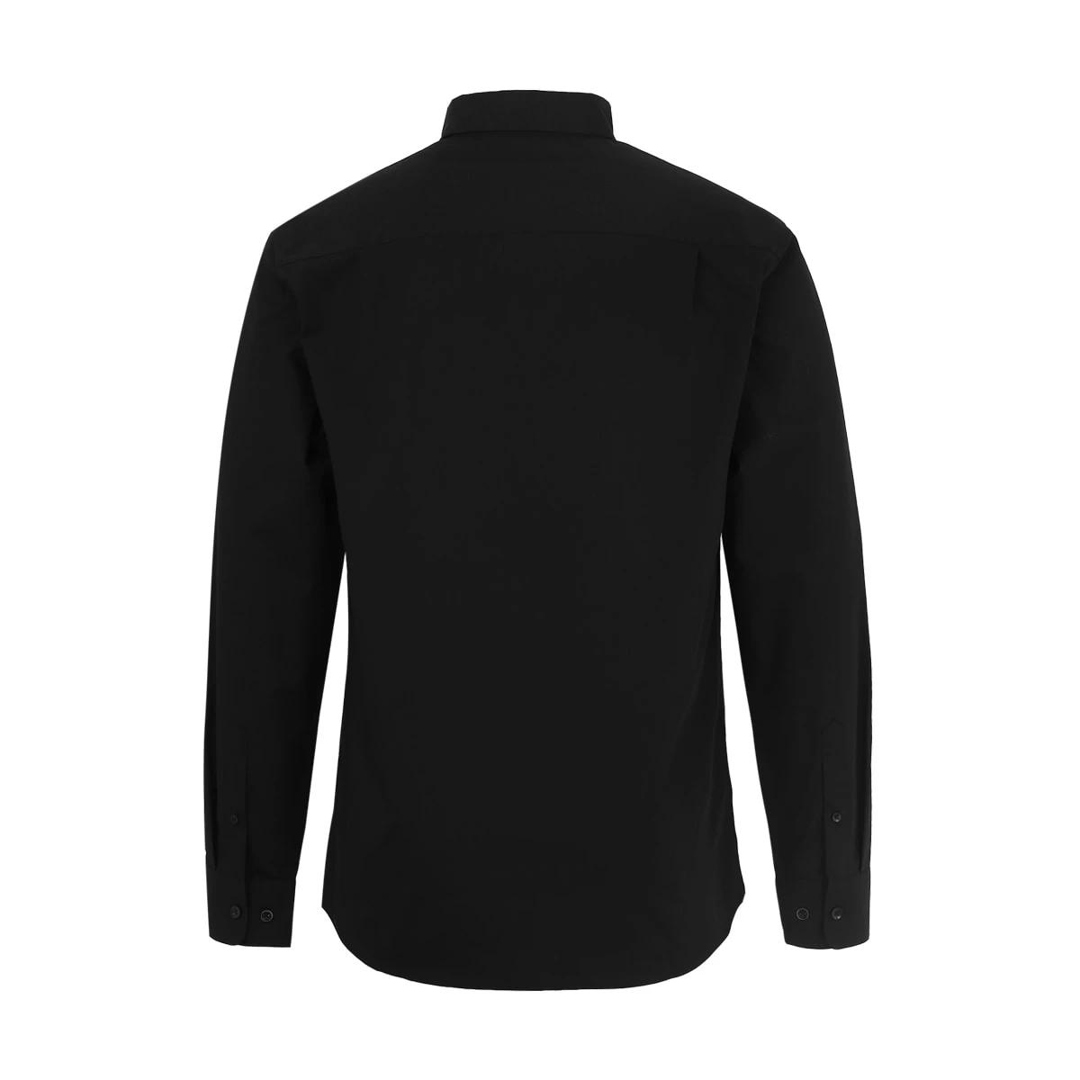 6 Work Long Sleeve Business Shirt Black, 6 of 7