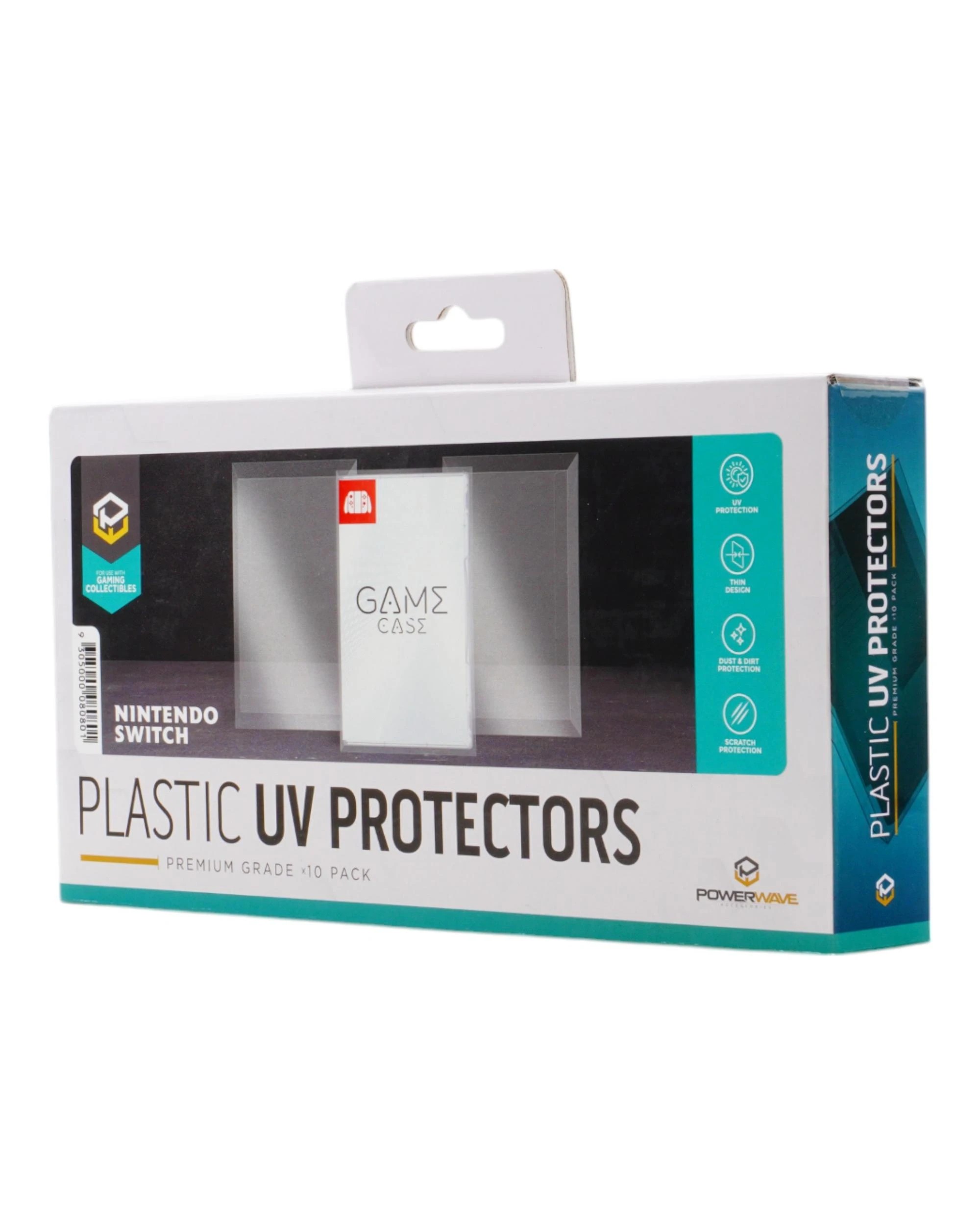 1 Powerwave Switch Game Box 0.5mm Plastic UV Protector 10 Pack - Clear, 1 of 1
