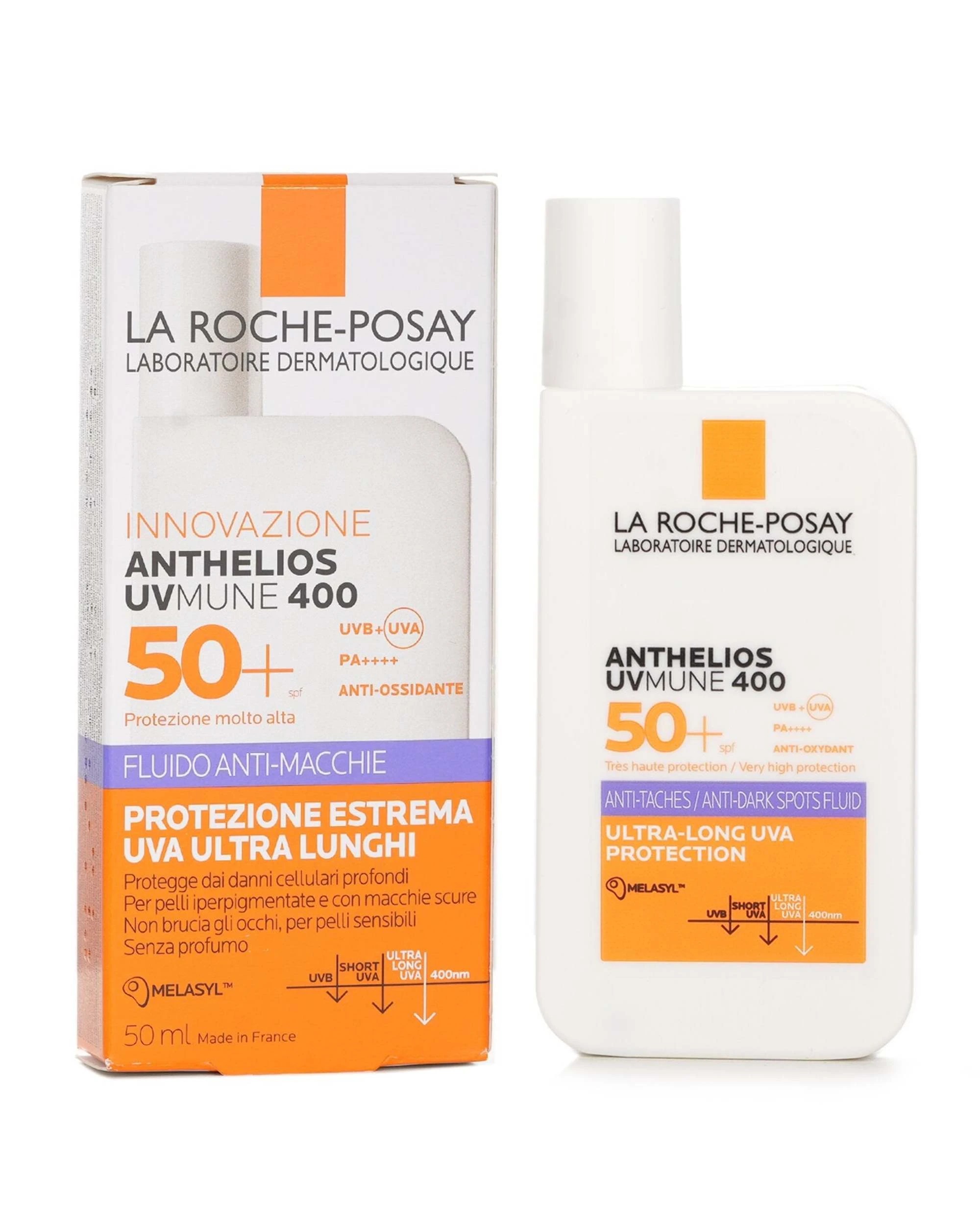 2 La Roche Posay Anthelios UVMune 400 Anti Pigmentflecken Fluid SPF 50 50ml, 2 of 3